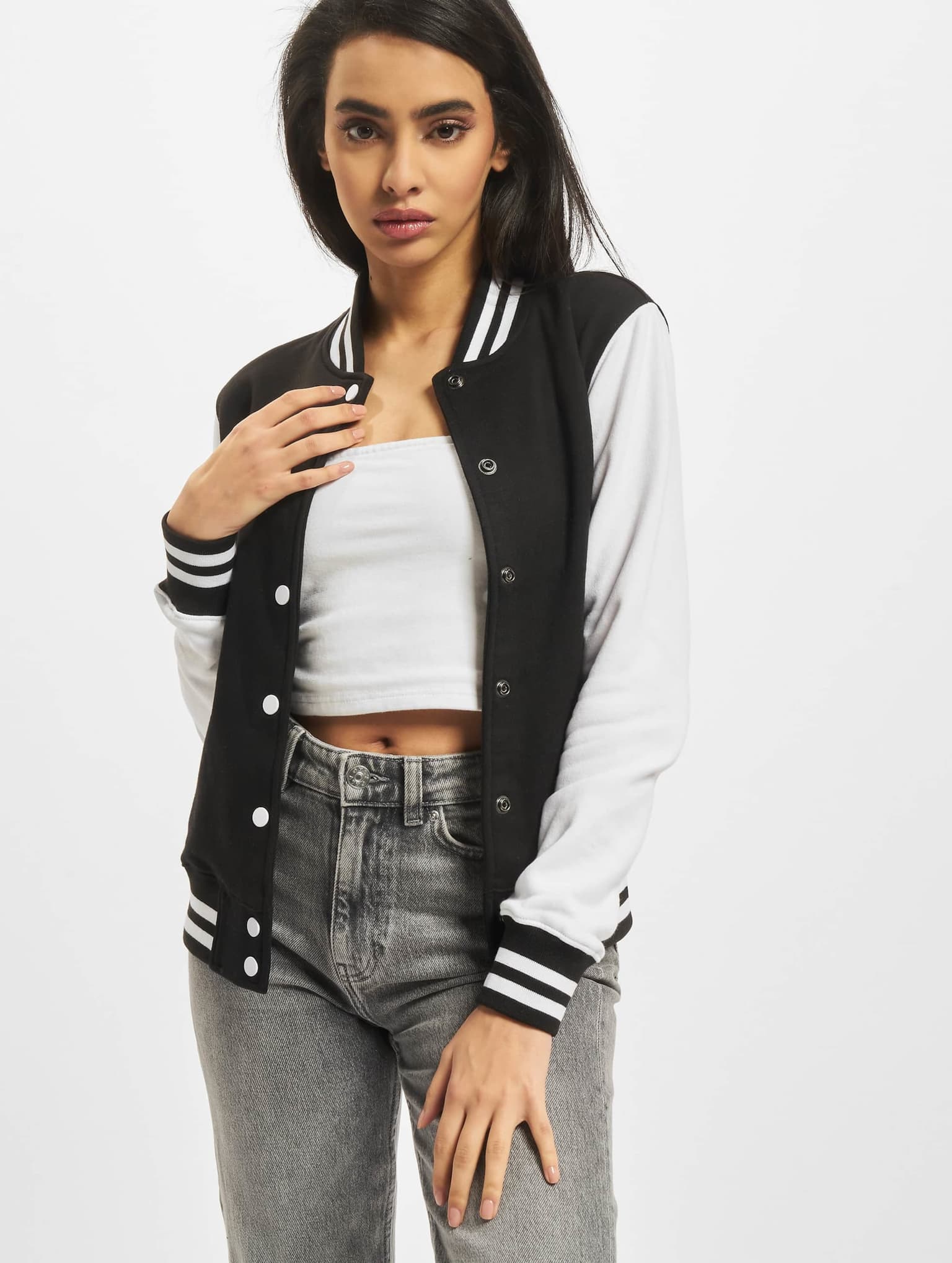 Urban Classics Ladies 2-tone College Sweatjacket