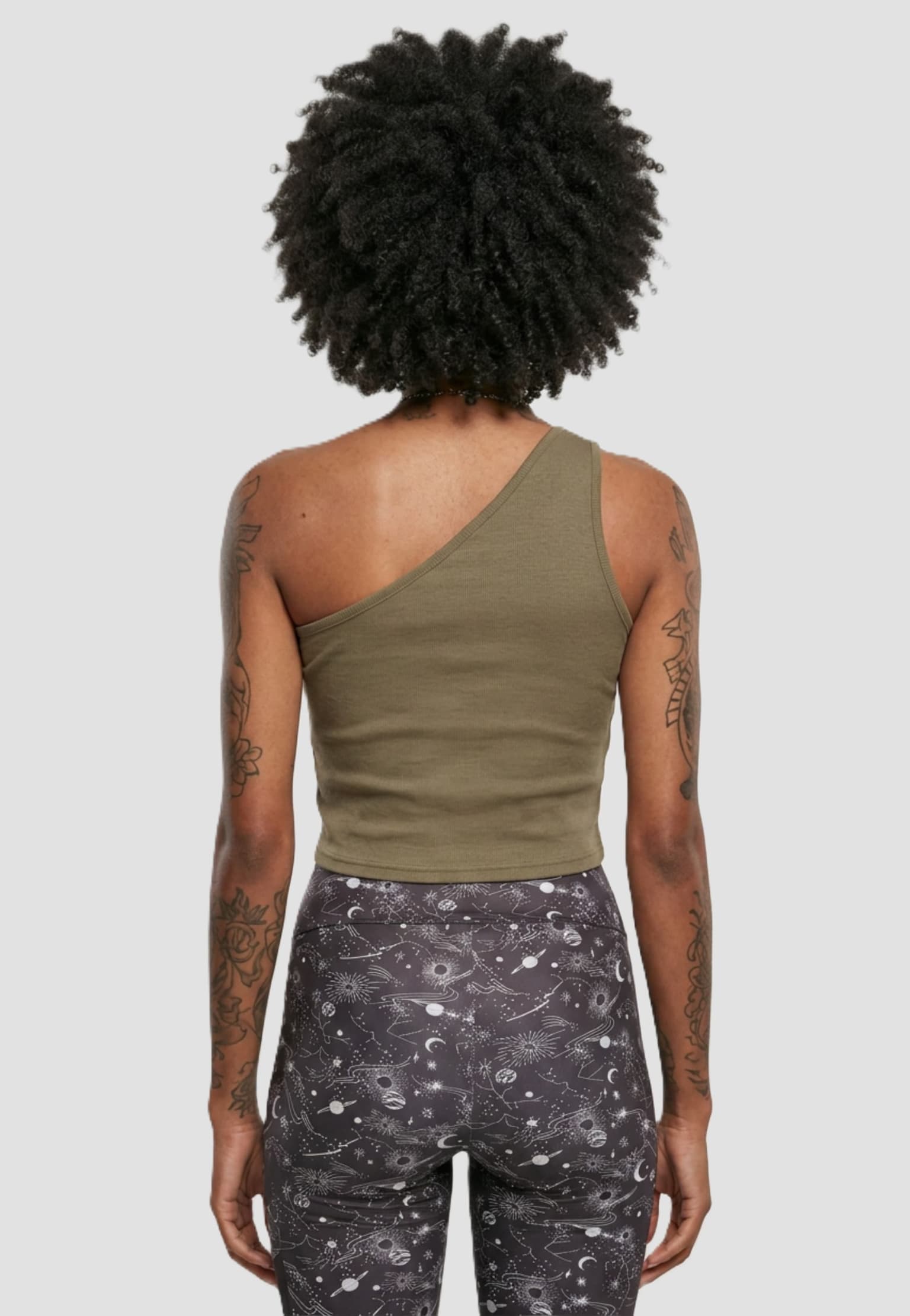 Urban Classics Ladies Cropped Asymmetric Top – Bild 2