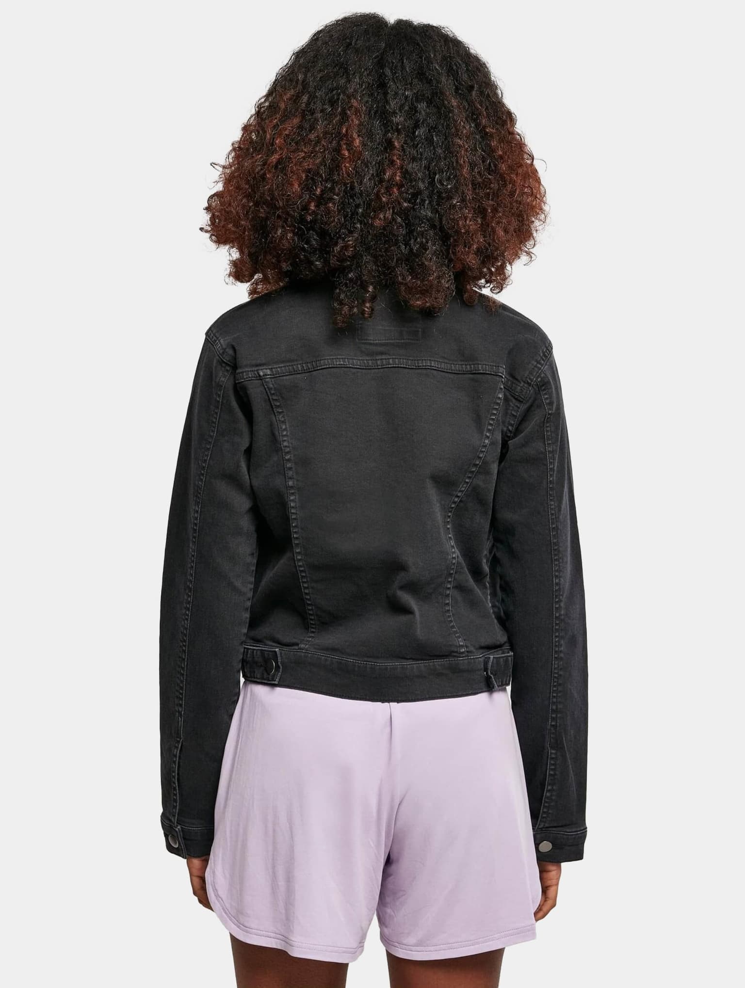 Urban Classics Ladies Essentials Denim Jacket – Bild 2