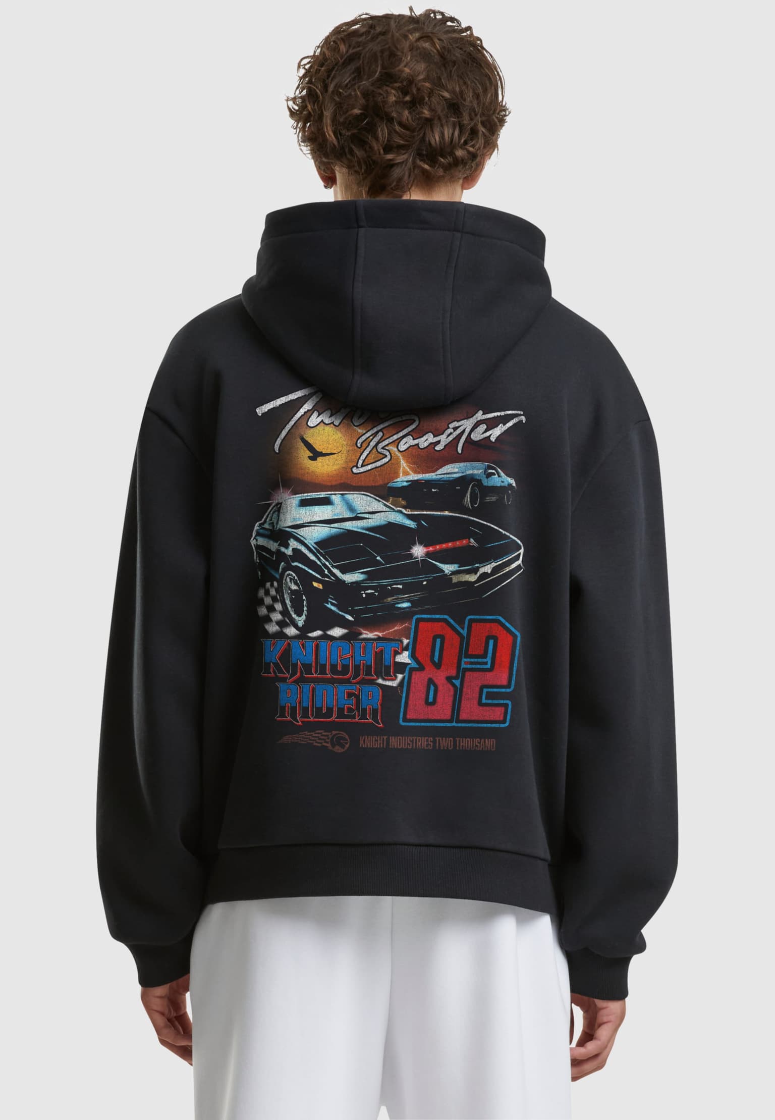Merchcode Knight Rider Turbo Booster Fluffy Hoody