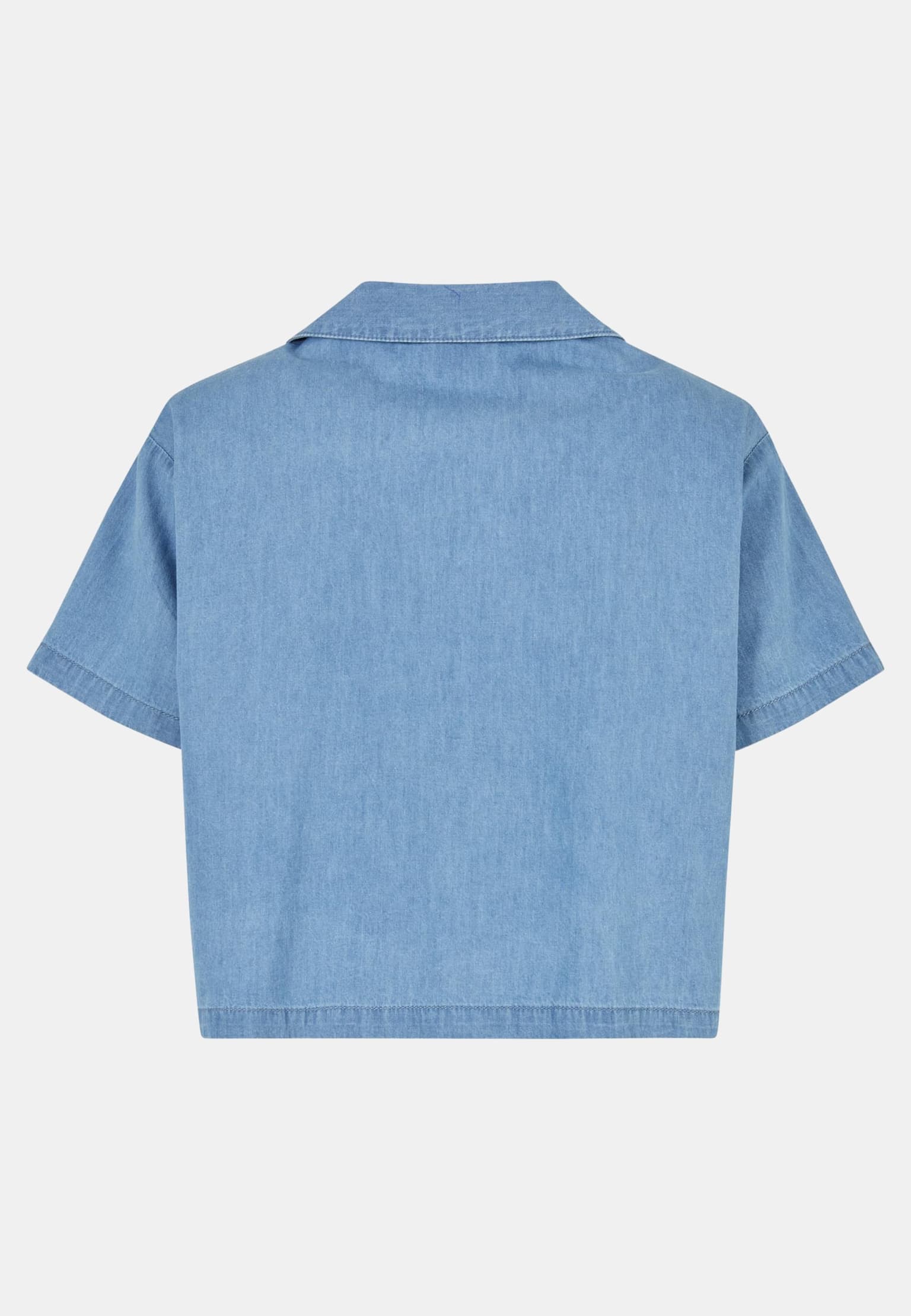 Urban Classics Ladies Light Denim Resort Shirt – Bild 4
