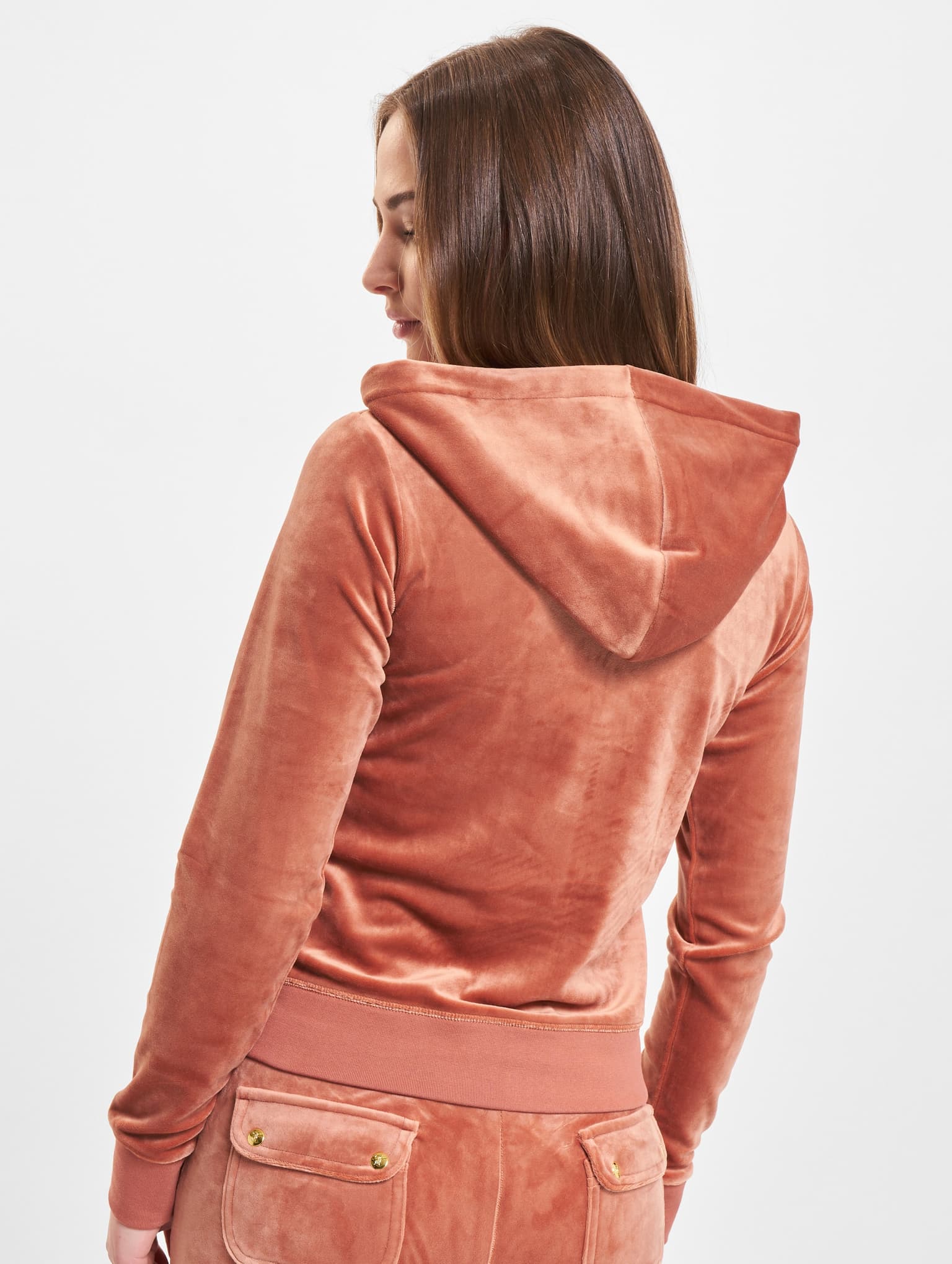Juicy Couture Robertson Gold Hardware Zip Hoodie – Bild 2