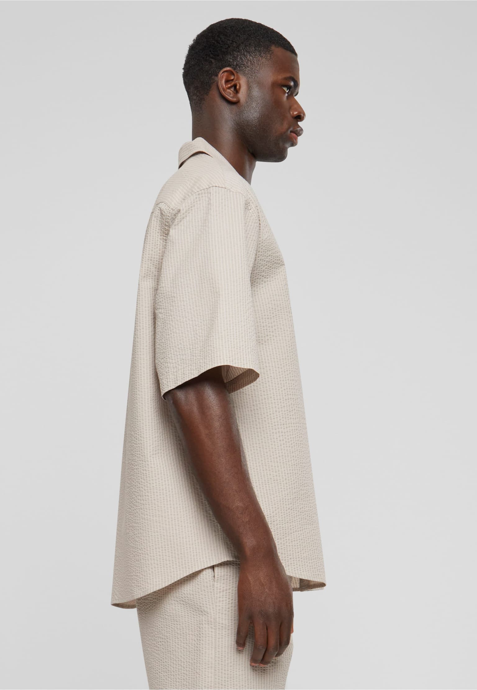 Urban Classics Relaxed Seersucker Short Sleeve Shirt – Bild 4