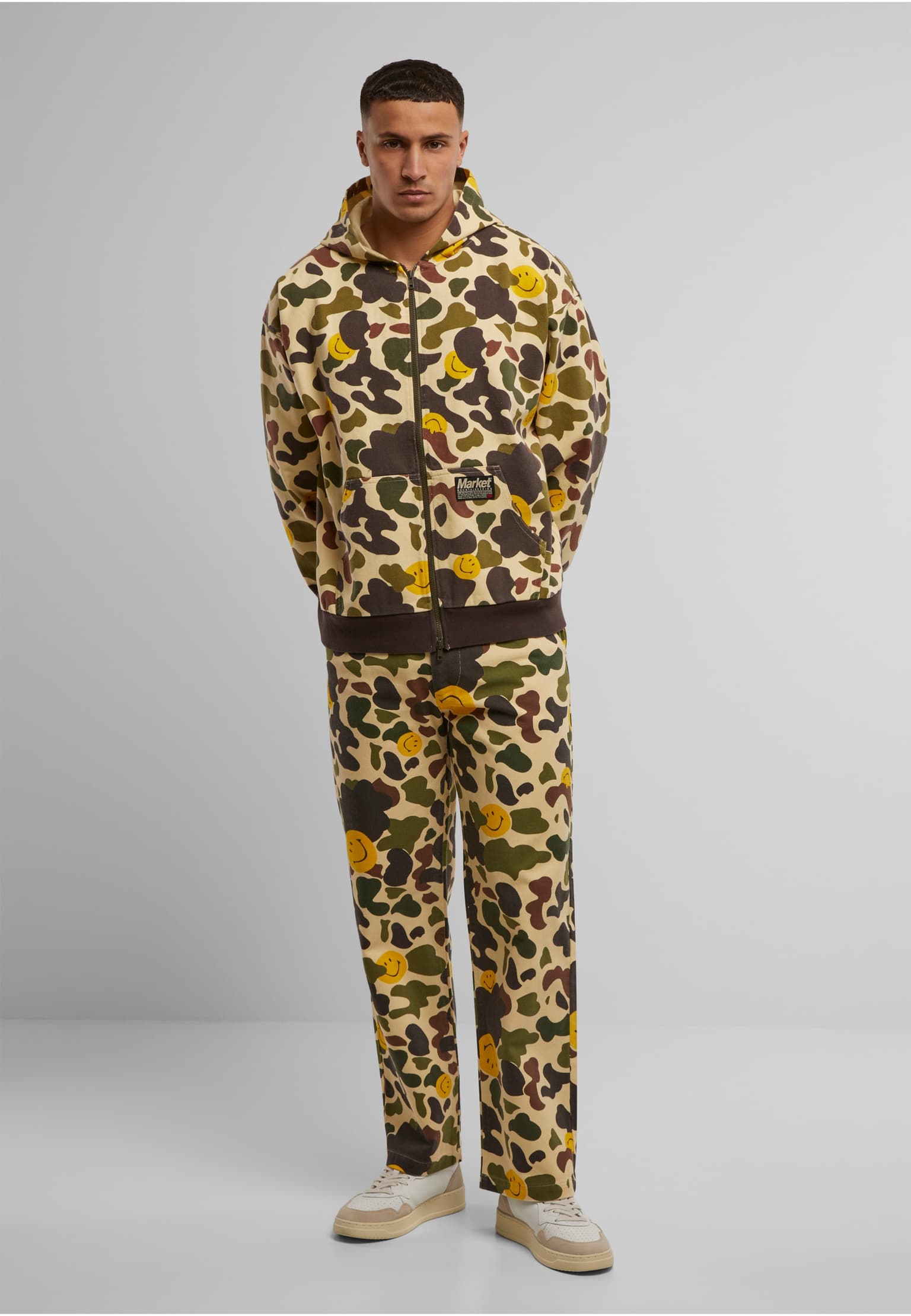 Market Studios SMILEY CAMO ZIP JACKET – Bild 3