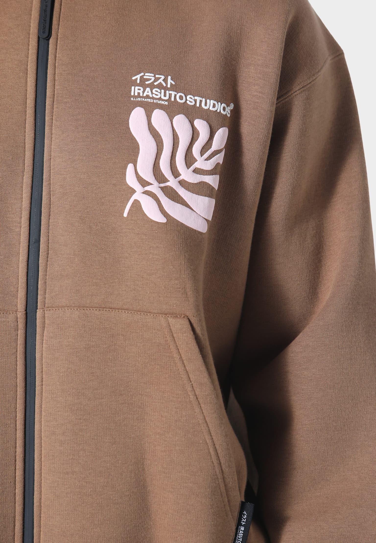 Irasuto Studios SUMI FLOW ZIP HOODY – Bild 3