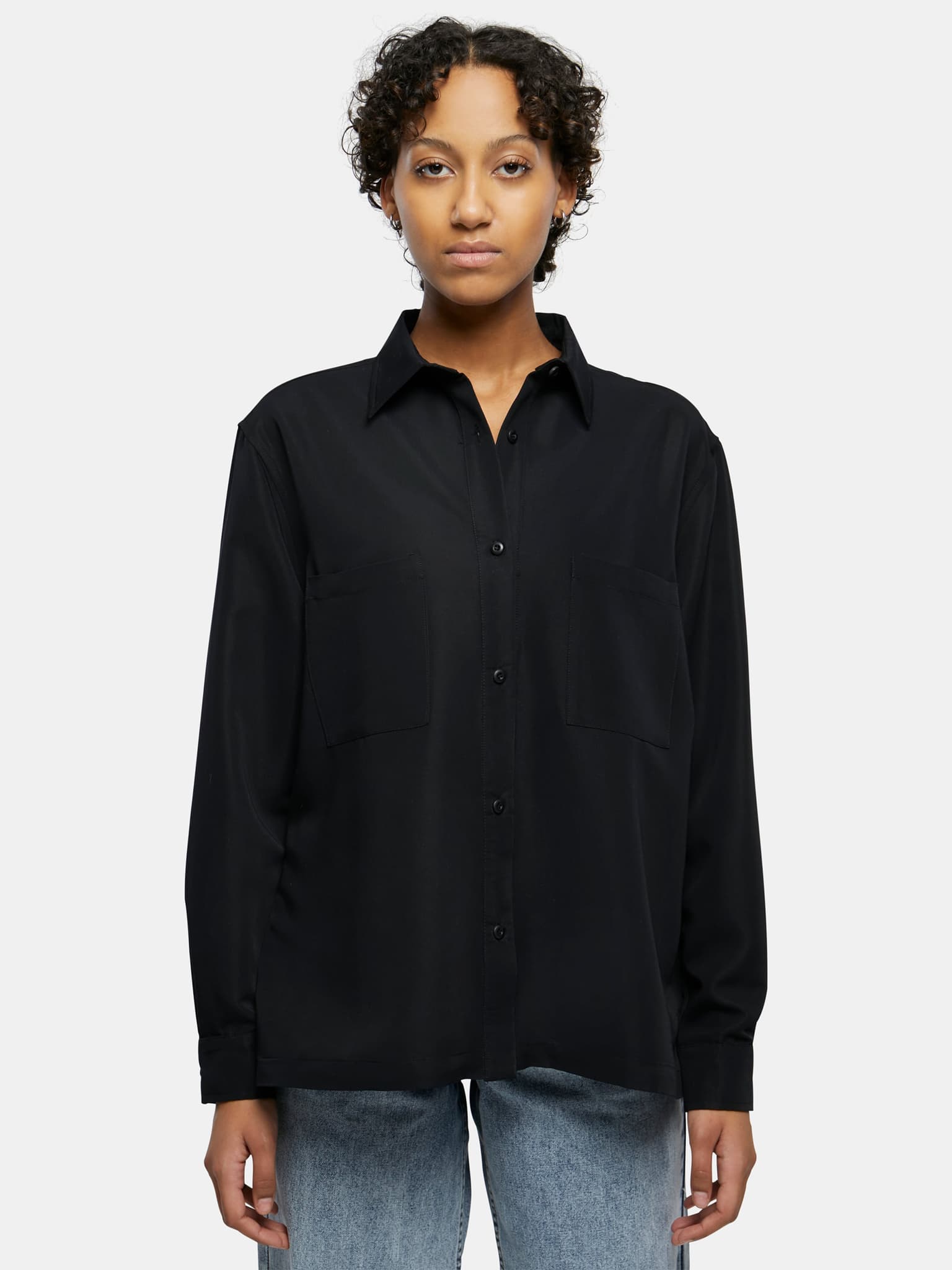 Urban Classics Ladies Oversized Twill Shirt – Bild 3