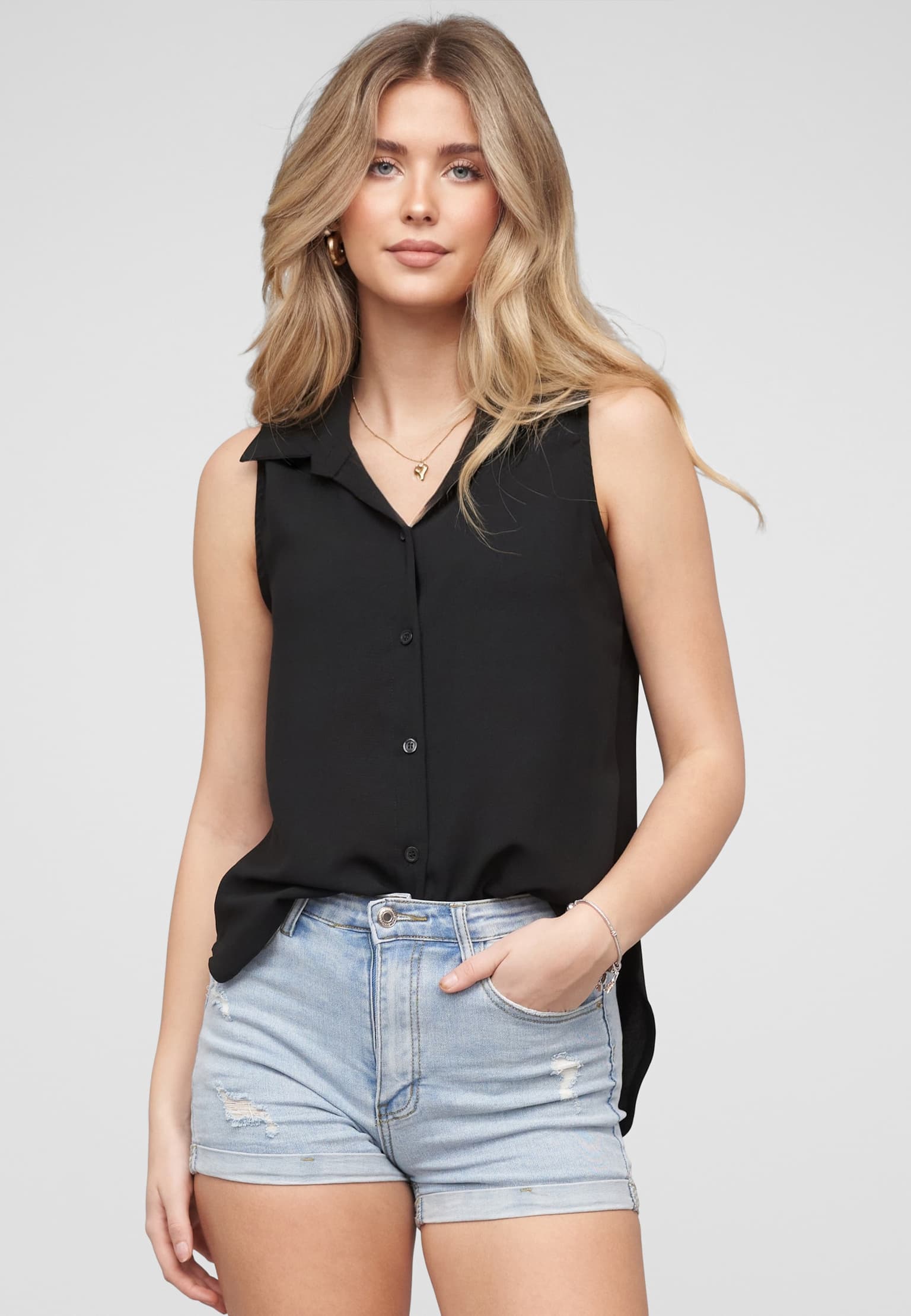 Cloud5ive Top with button placket