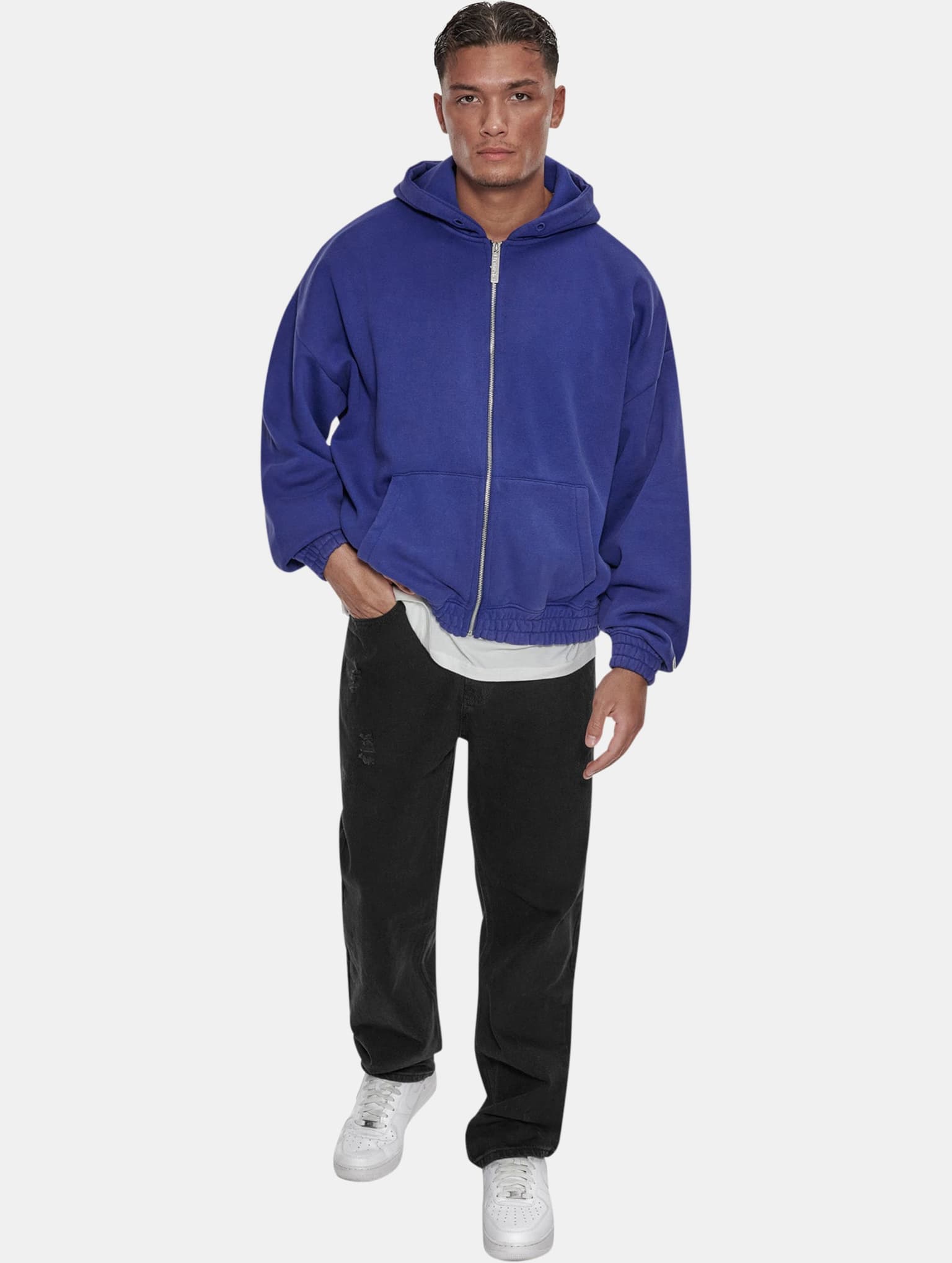 Dropsize Heavy Oversize Cord Zip-Hoodie – Bild 3