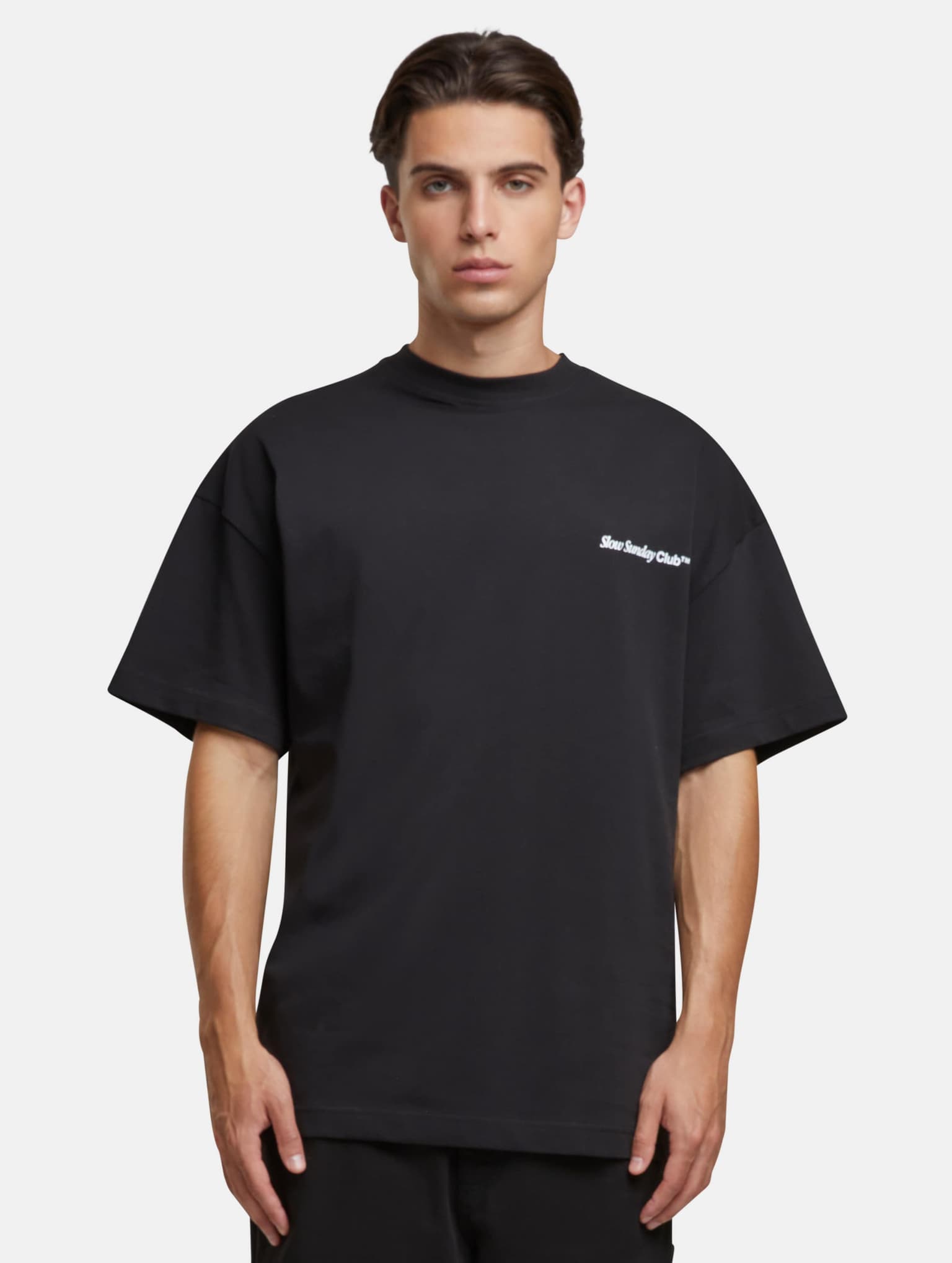 Another Cotton Lab Slow Sunday Coffe Club Oversize T-Shirt – Bild 3