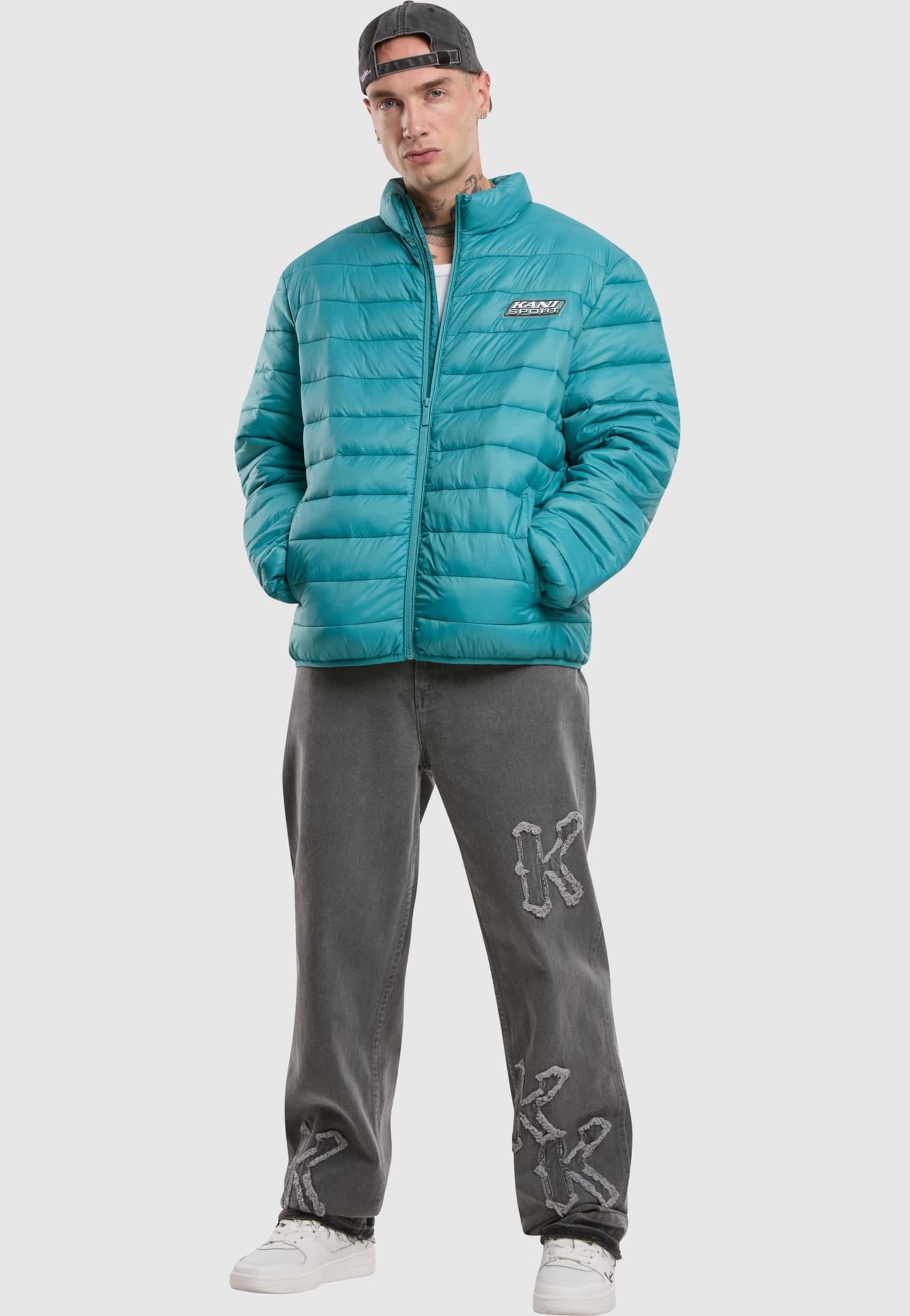 Karl Kani Sport Patch Light Puffer Jacket – Bild 4