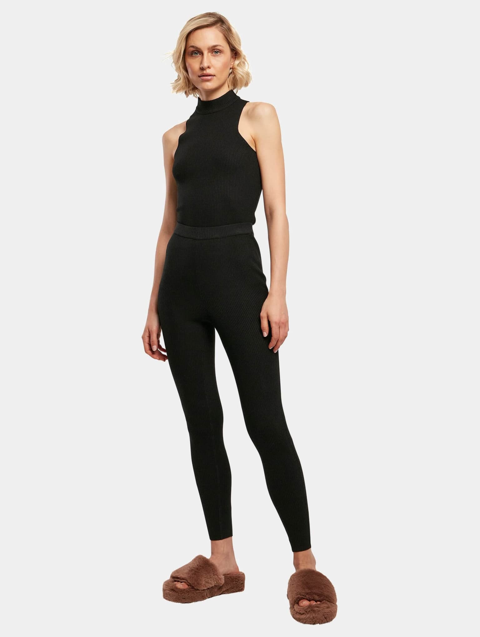 Urban Classics Ladies Rib Knit Leggings – Bild 4