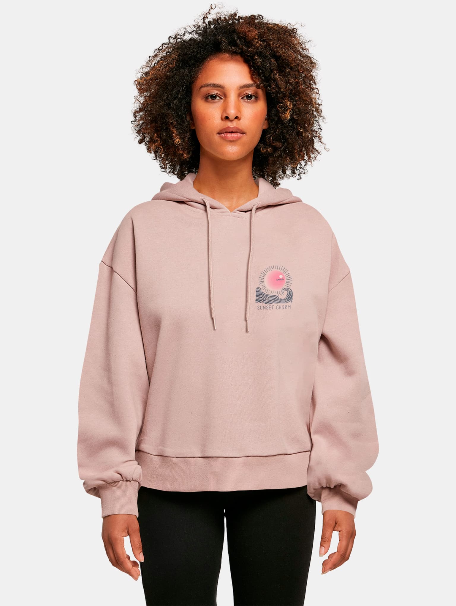 Merchcode Ladies Sunset Charm Oversized Hoody