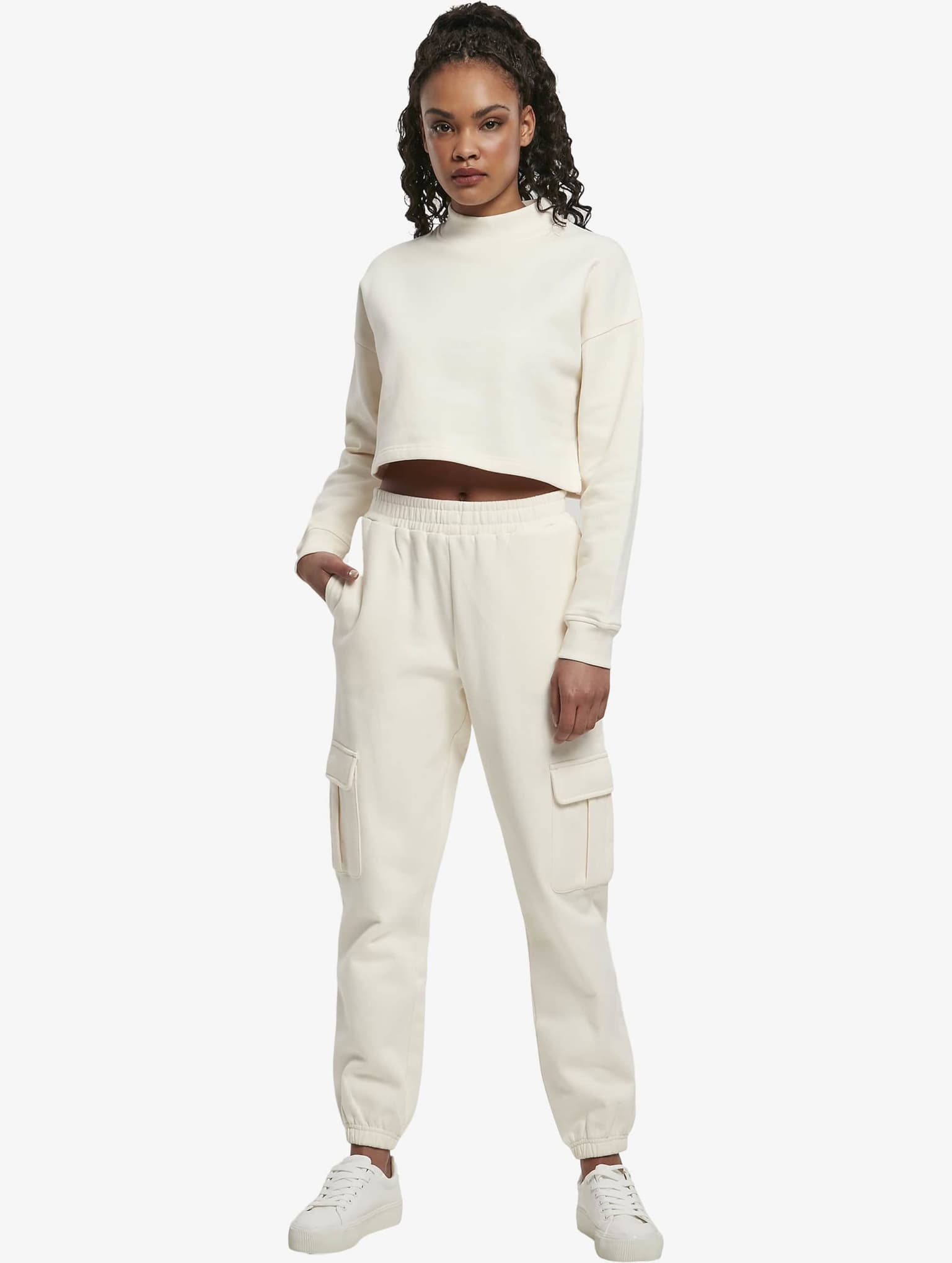 Urban Classics Ladies High Waist Cargo Sweat Pants – Bild 4