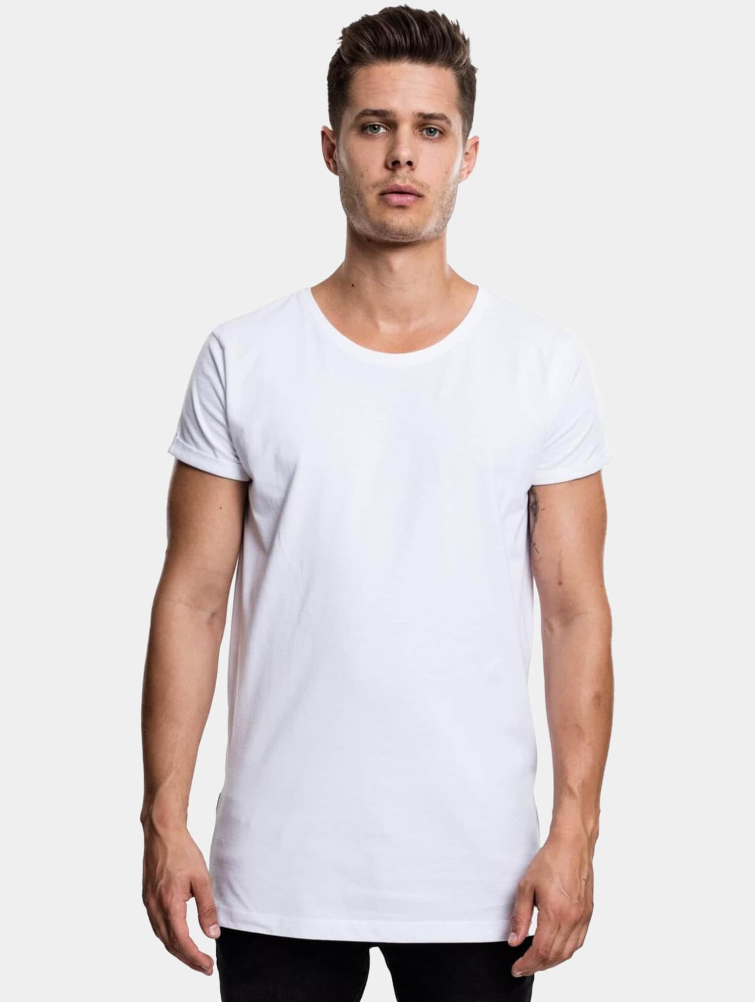 Urban Classics Long Shaped Side Zip Tee – Bild 3