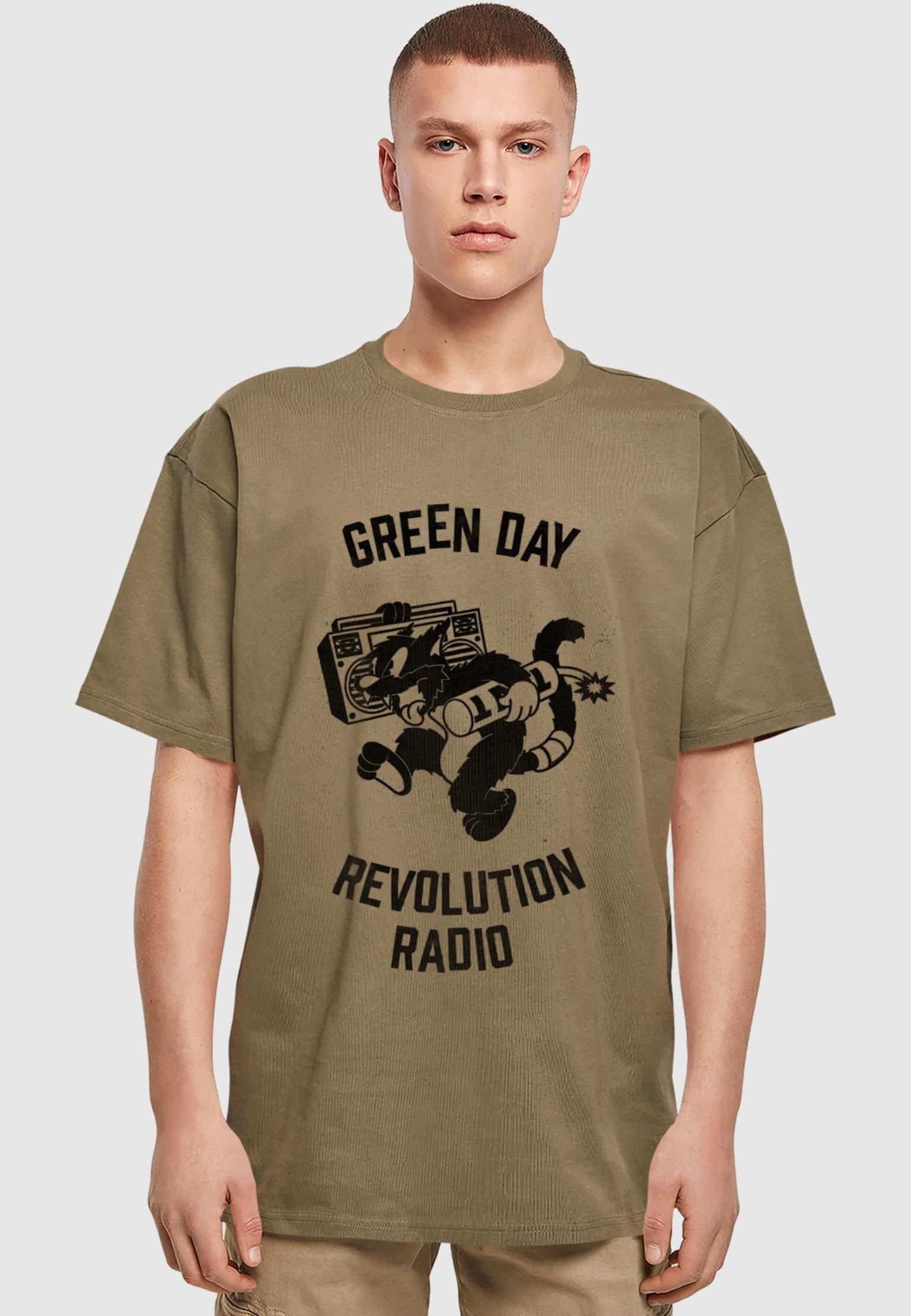 Merchcode Green Day Revolution Radio Oversize Tee