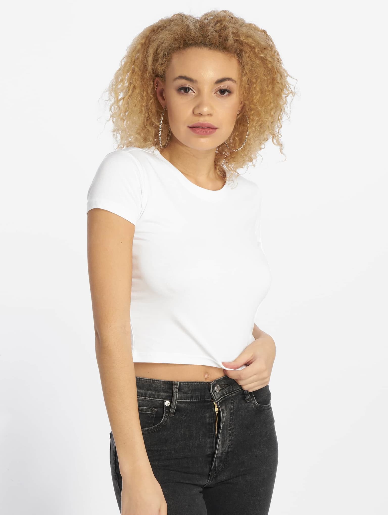 Urban Classics Stretch Jersey Cropped T-Shirt – Bild 3
