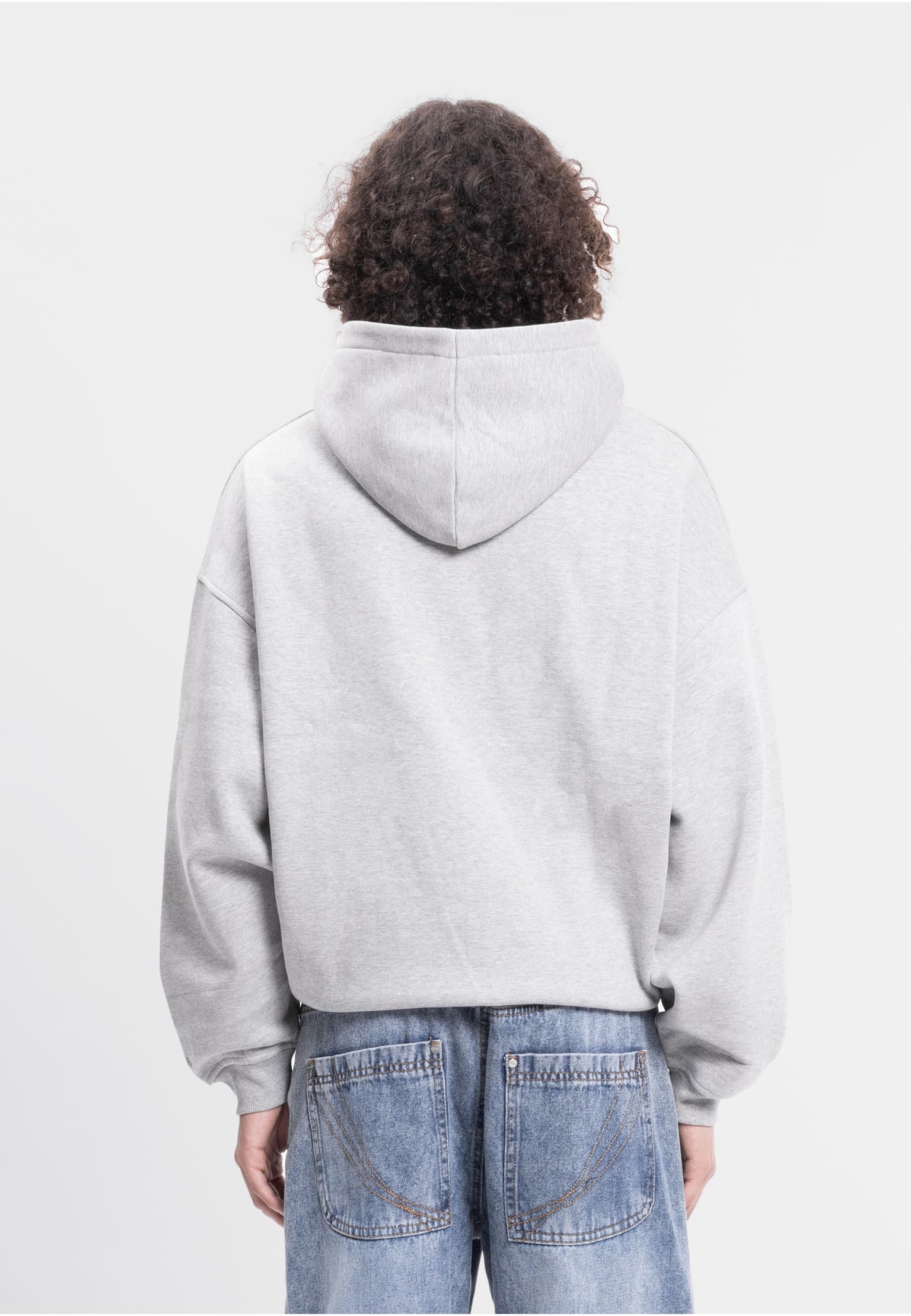 Favela MISSING LIGHT GREY MELANGE FRONTZIP – Bild 2