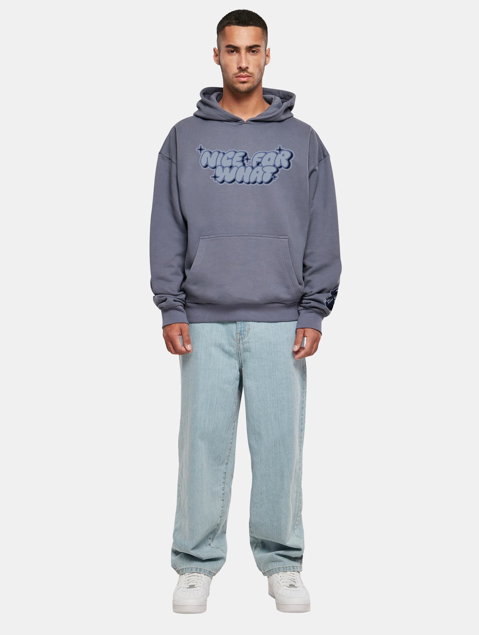 Mister Tee Upscale Nice for what Ultra Heavy Oversize Hoodie – Bild 3