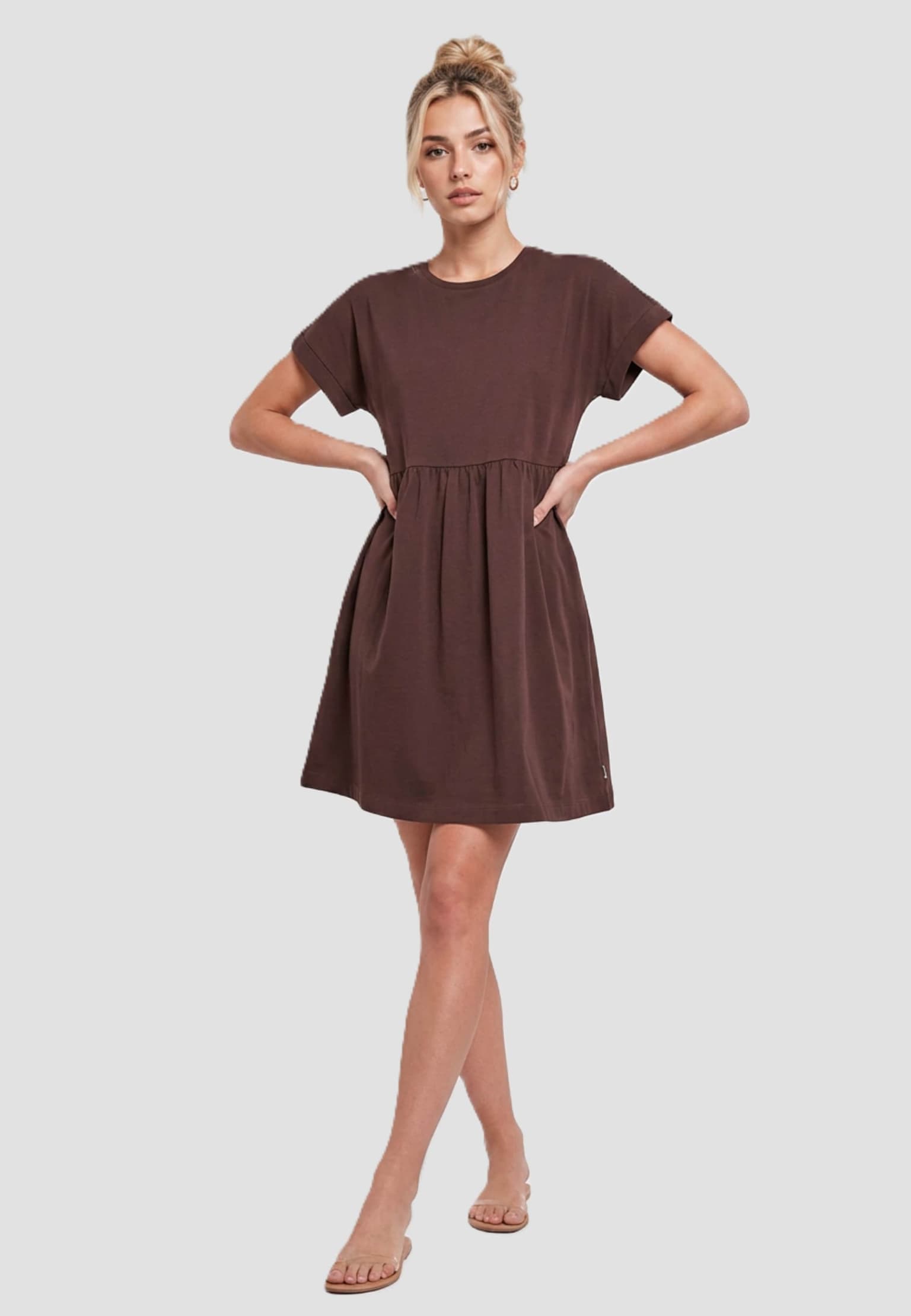 Urban Classics Ladies Essentials Empire Valance Tee Dress