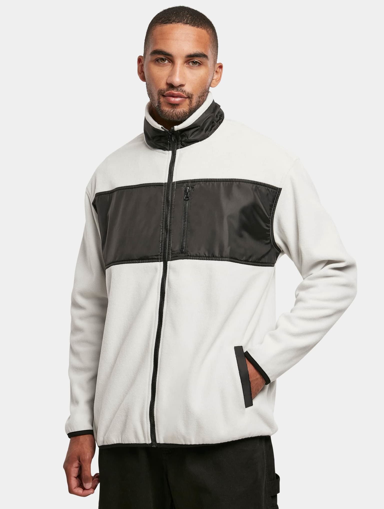 Urban Classics Patched Micro Fleece Jacket