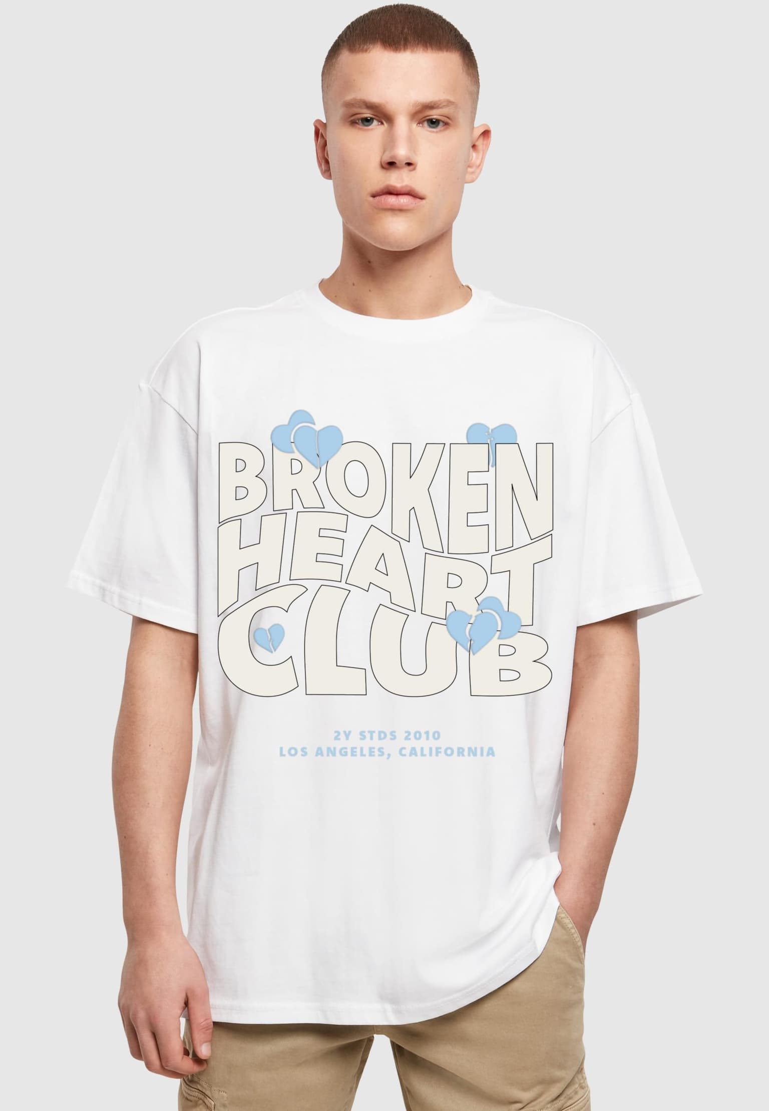 2Y Studios Broken Heart Club Oversize Tee