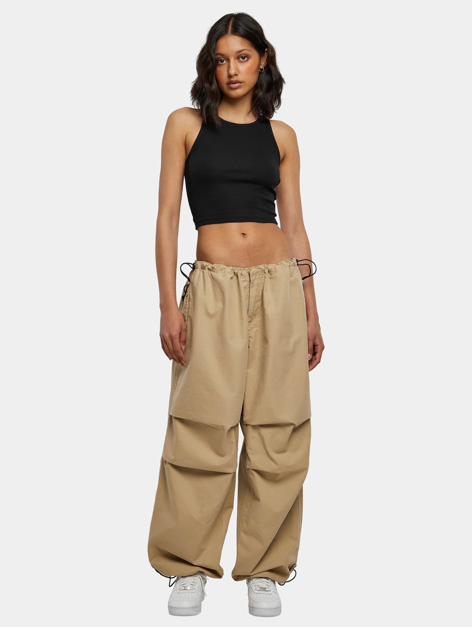 Urban Classics Ladies Cotton Parachute Pants – Bild 4