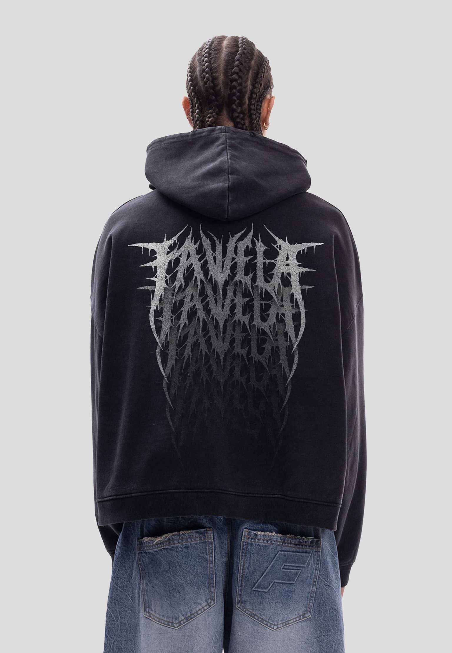 Favela Faded Metal Hoodie