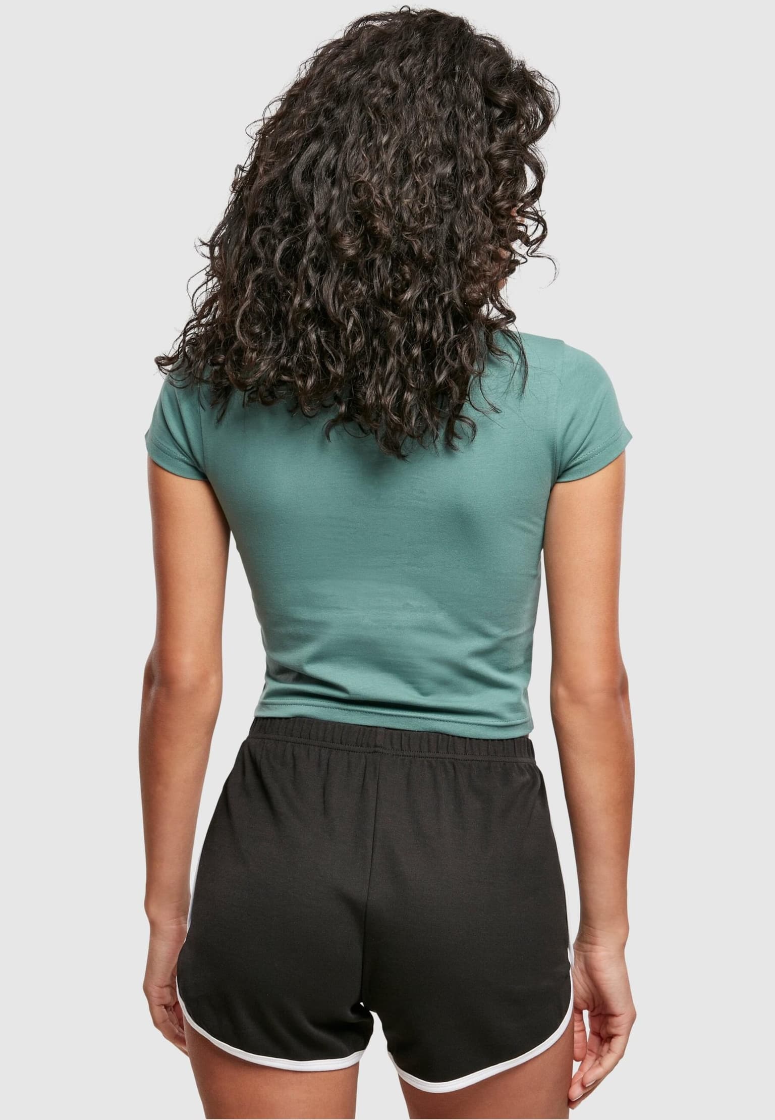 Urban Classics Ladies Stretch Jersey Cropped Tee – Bild 2