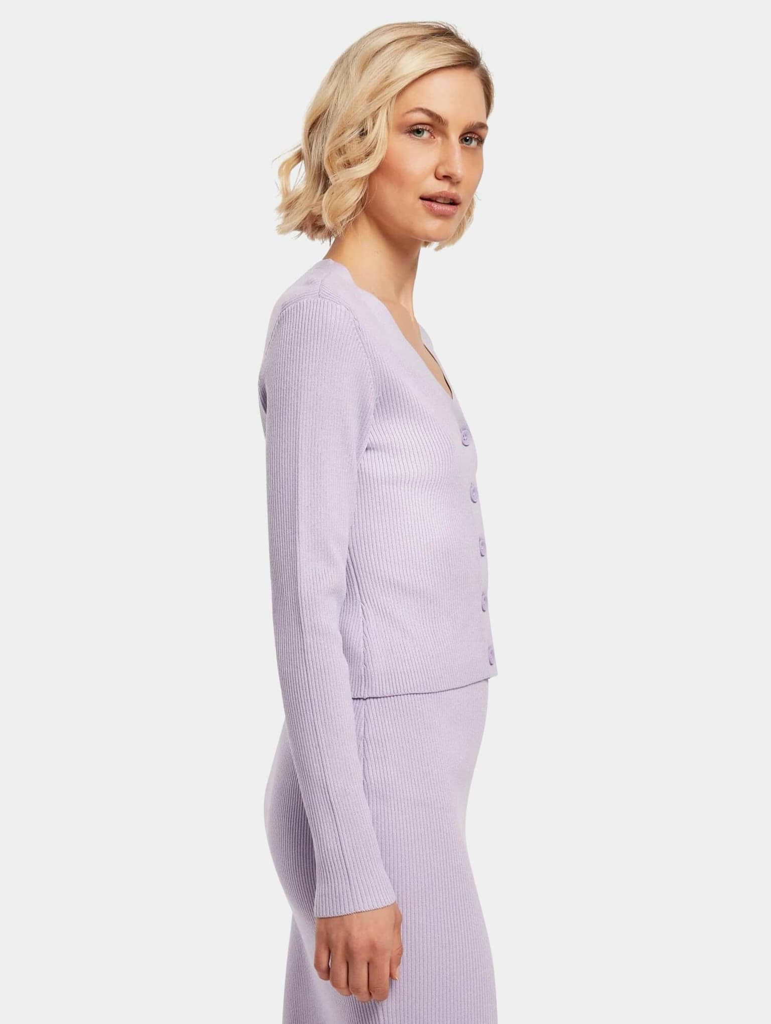 Urban Classics Ladies Short Rib Knit Cardigan – Bild 3