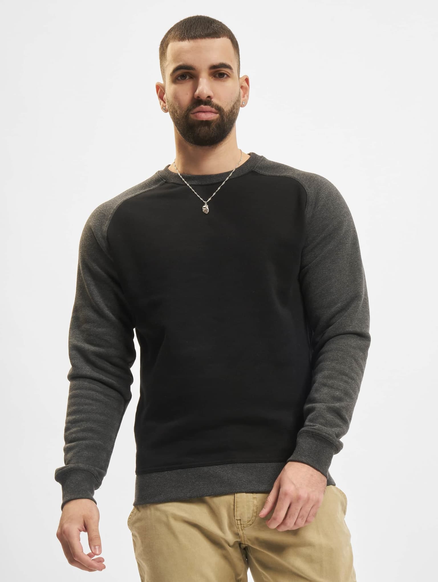 Urban Classics 2-tone Raglan Crewneck