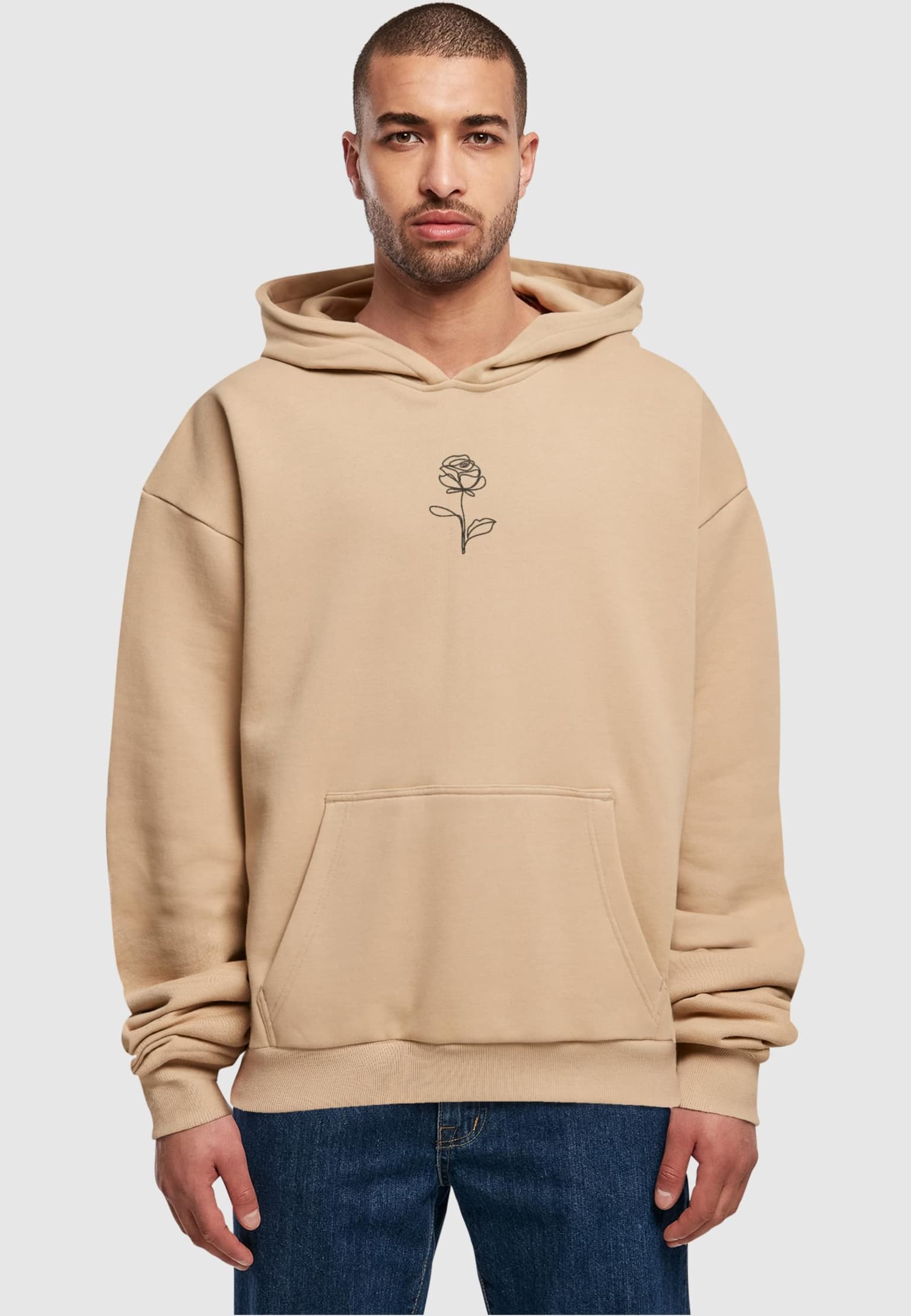 Merchcode Rose Ultra Heavy Hoody