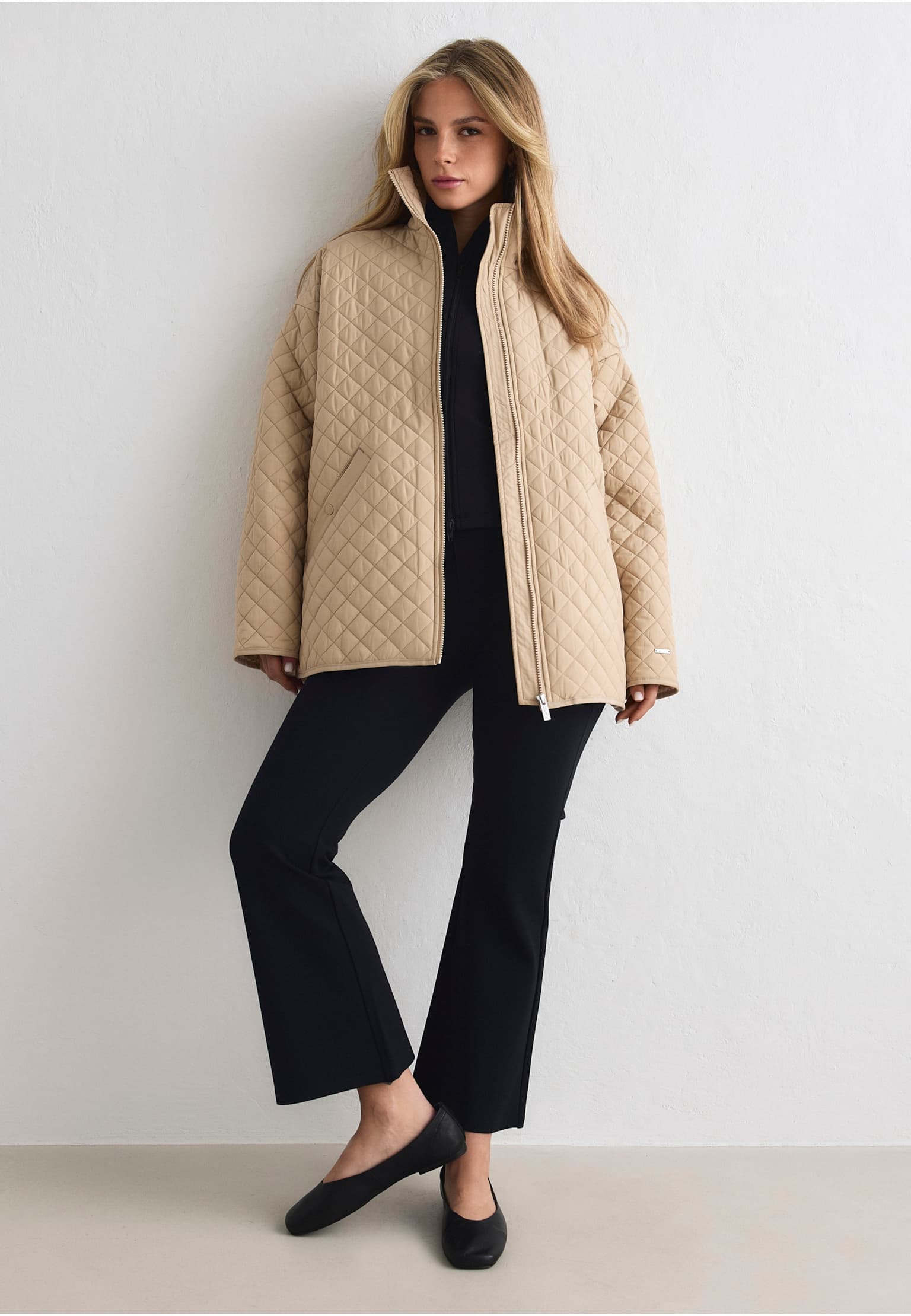 aimn Oversized Quilted Jacket – Bild 3