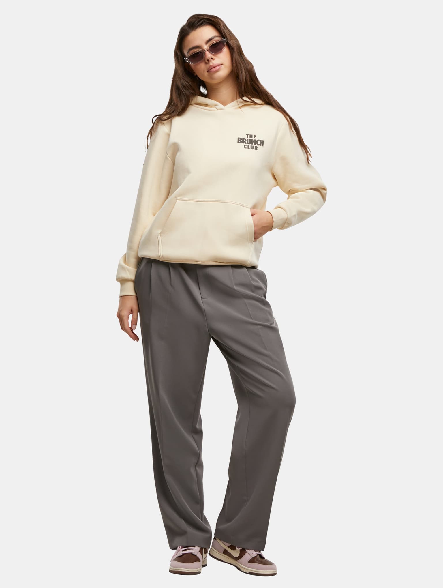 Miss Tee The Brunch Club Ladies Fluffy Hoody – Bild 4