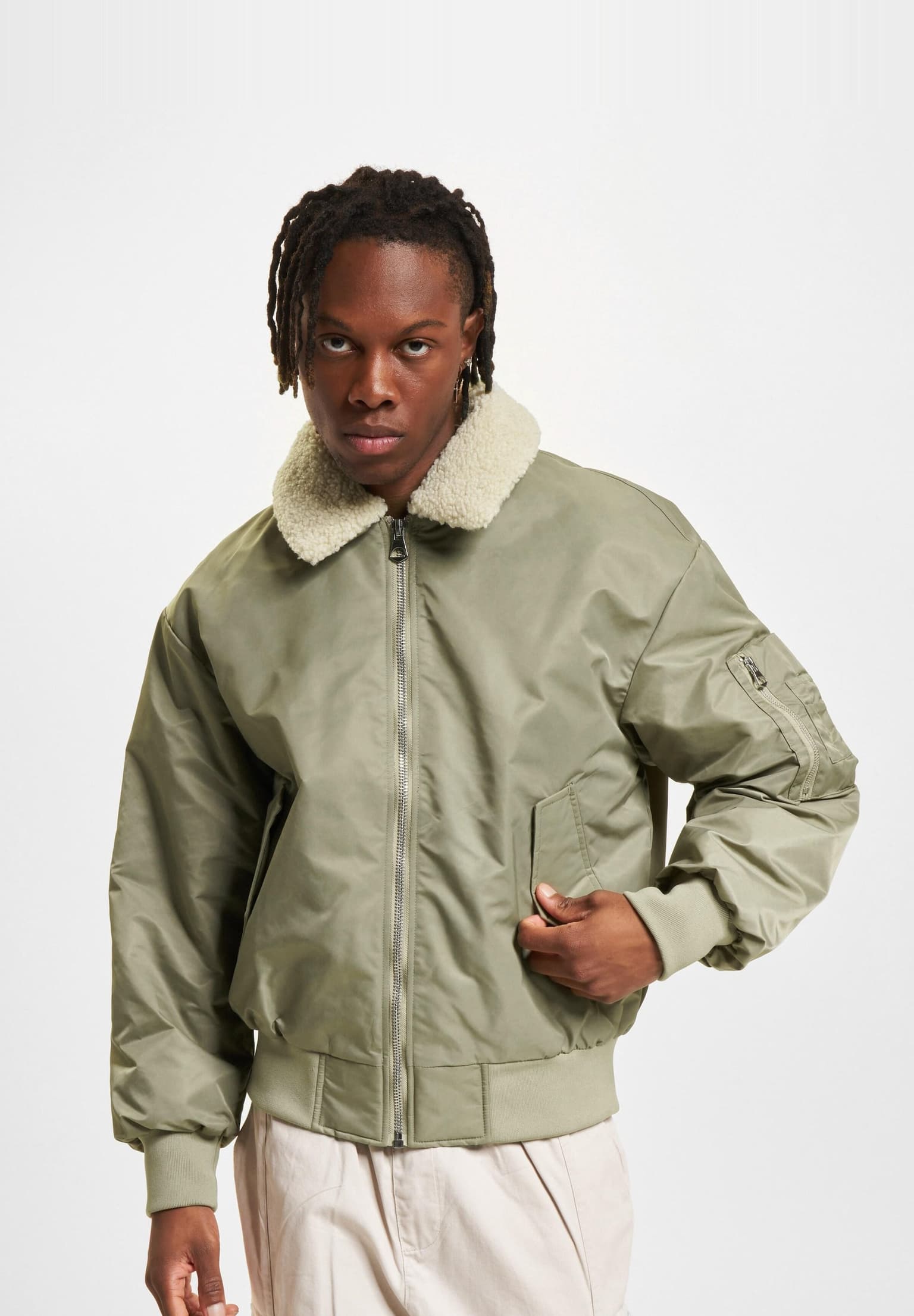 Jack and Jones & Queens Bomber Bomberjacke – Bild 3