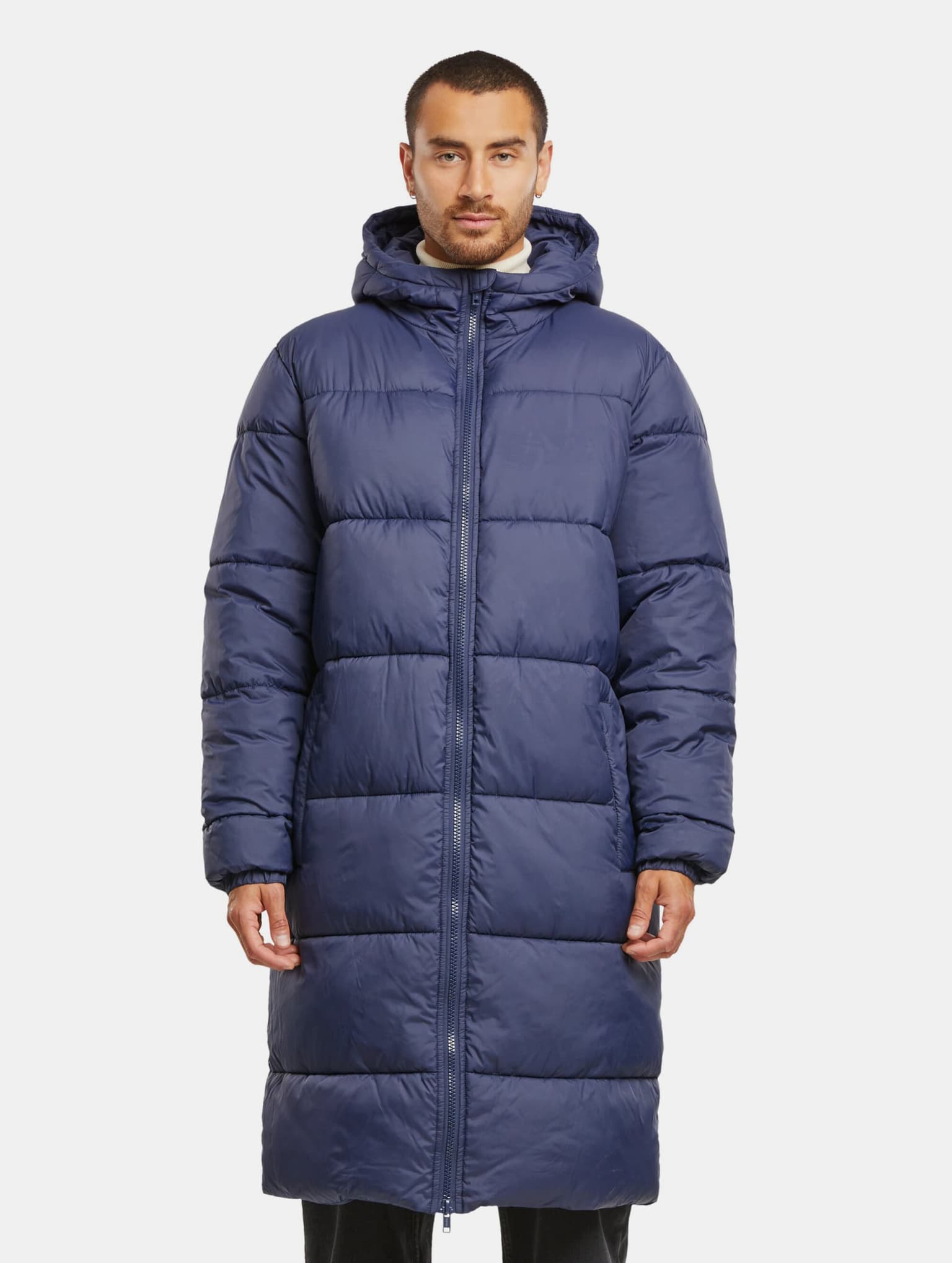 Urban Classics Mens Long Puffer Mantel – Bild 3