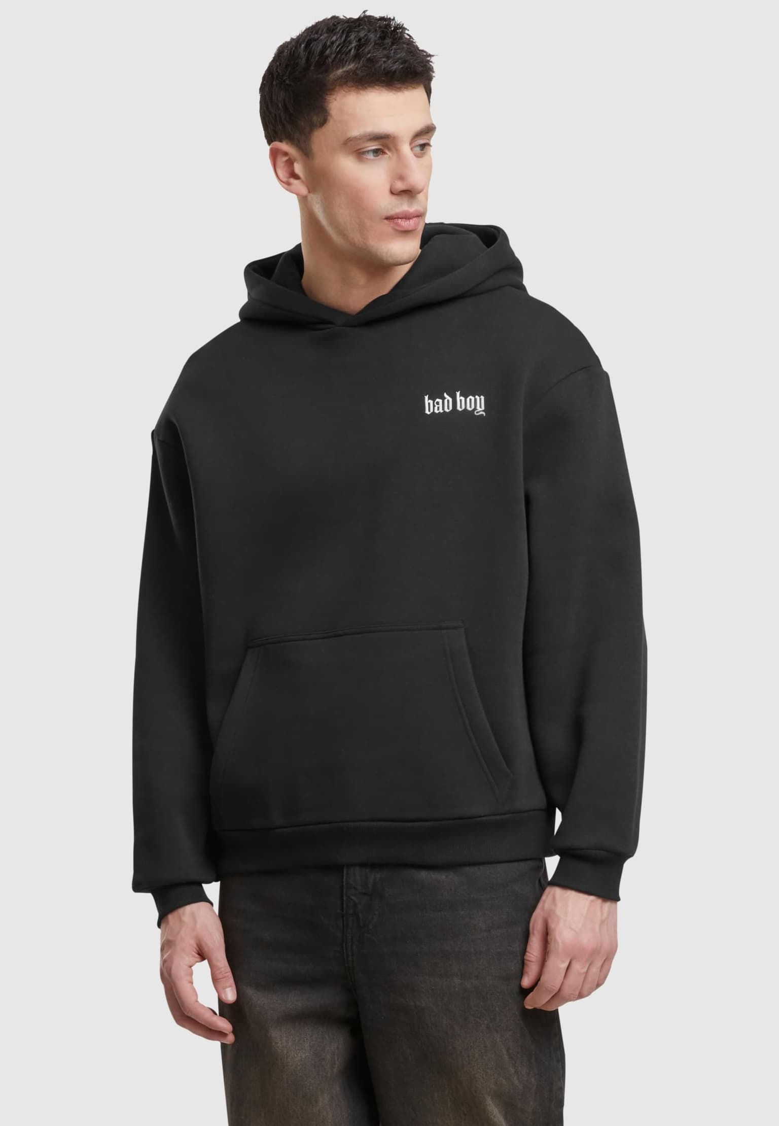 Mister Tee Bad Boy EMB Fluffy Hoody