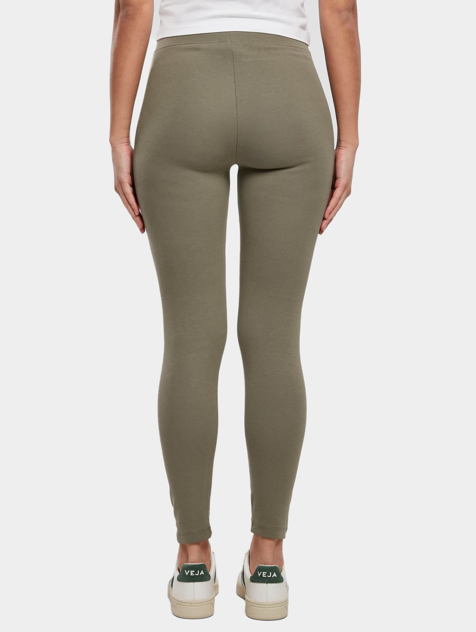 Urban Classics Ladies High Waist Jersey Leggings – Bild 2