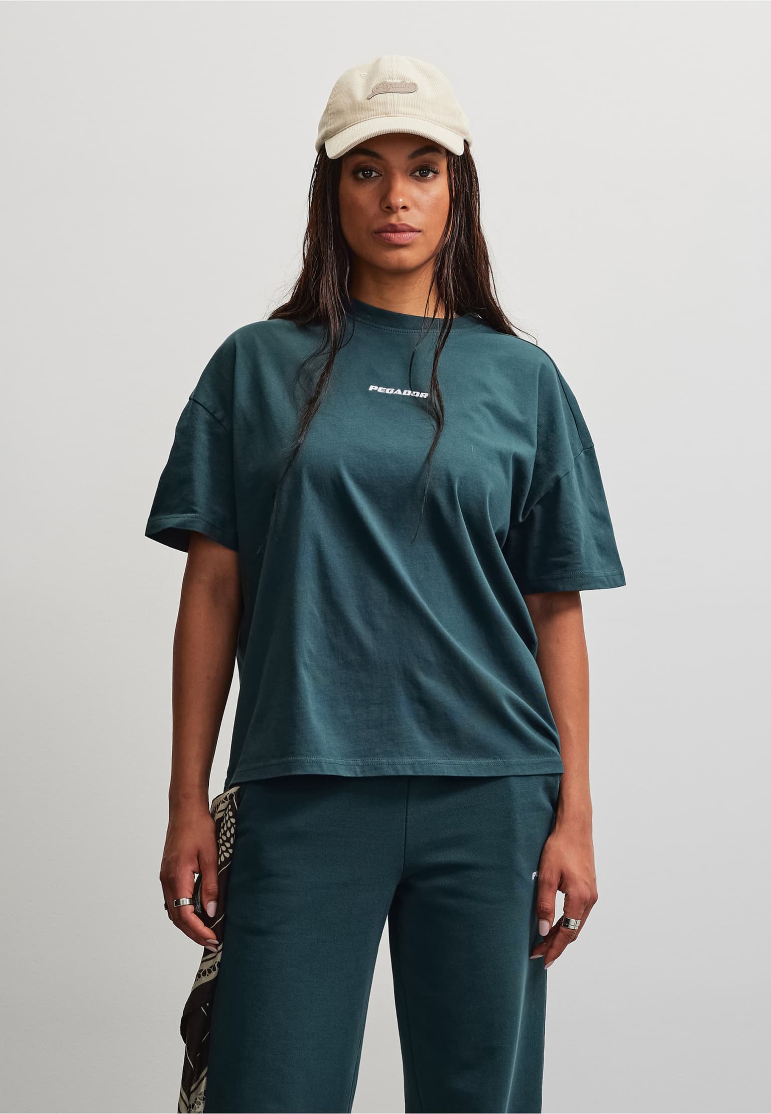 PEGADOR Bracy Heavy Oversized Tee