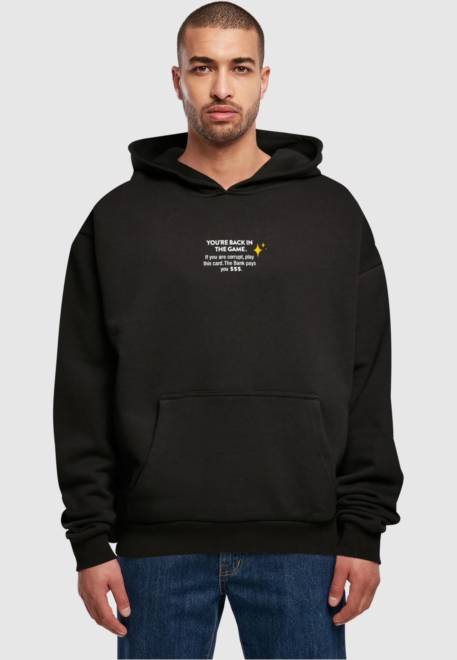 Mister Tee Upscale Intepol Ultraheavy Oversize Hoodie – Bild 2