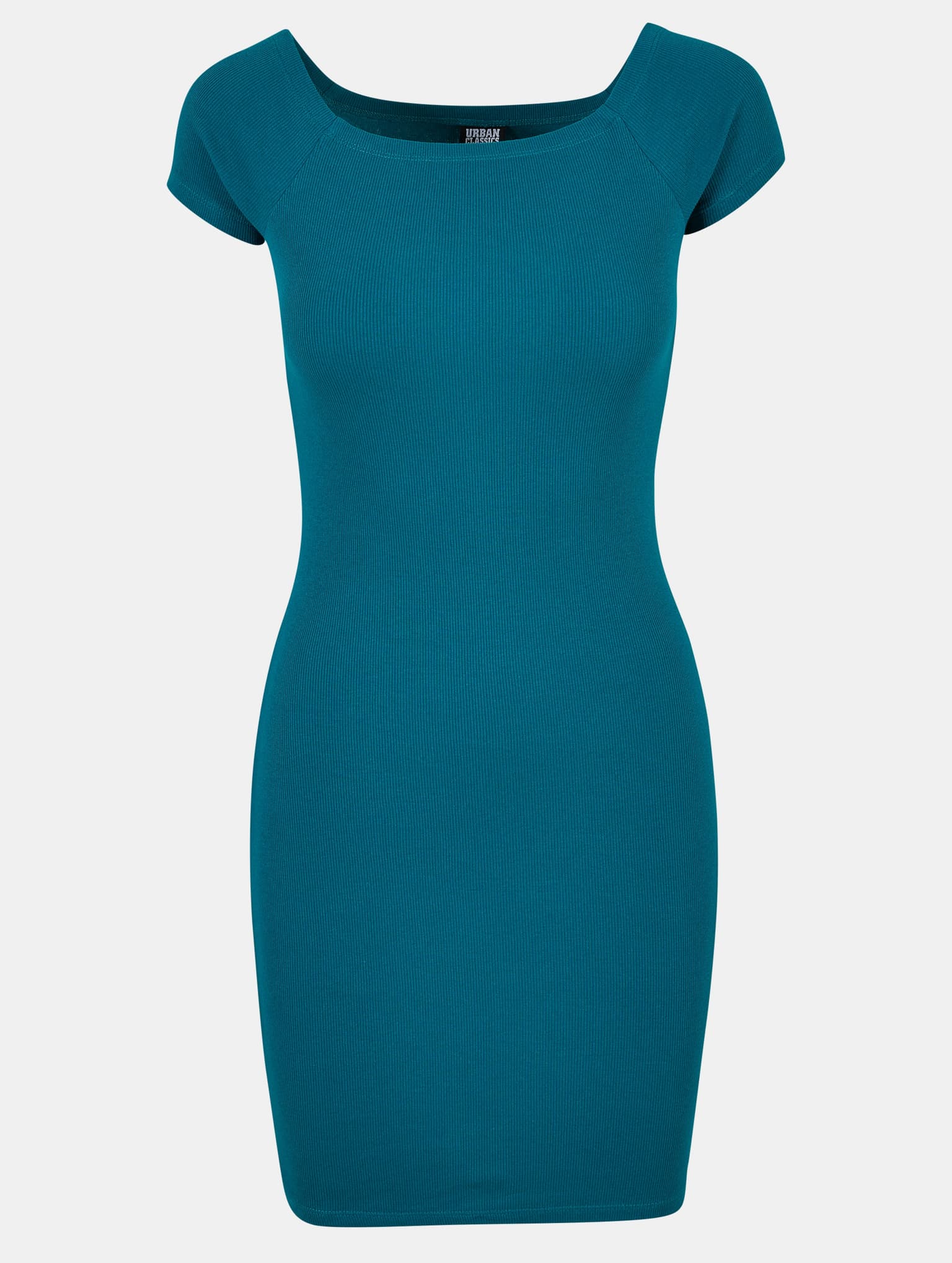 Urban Classics Ladies Off Shoulder Rib Dress – Bild 4