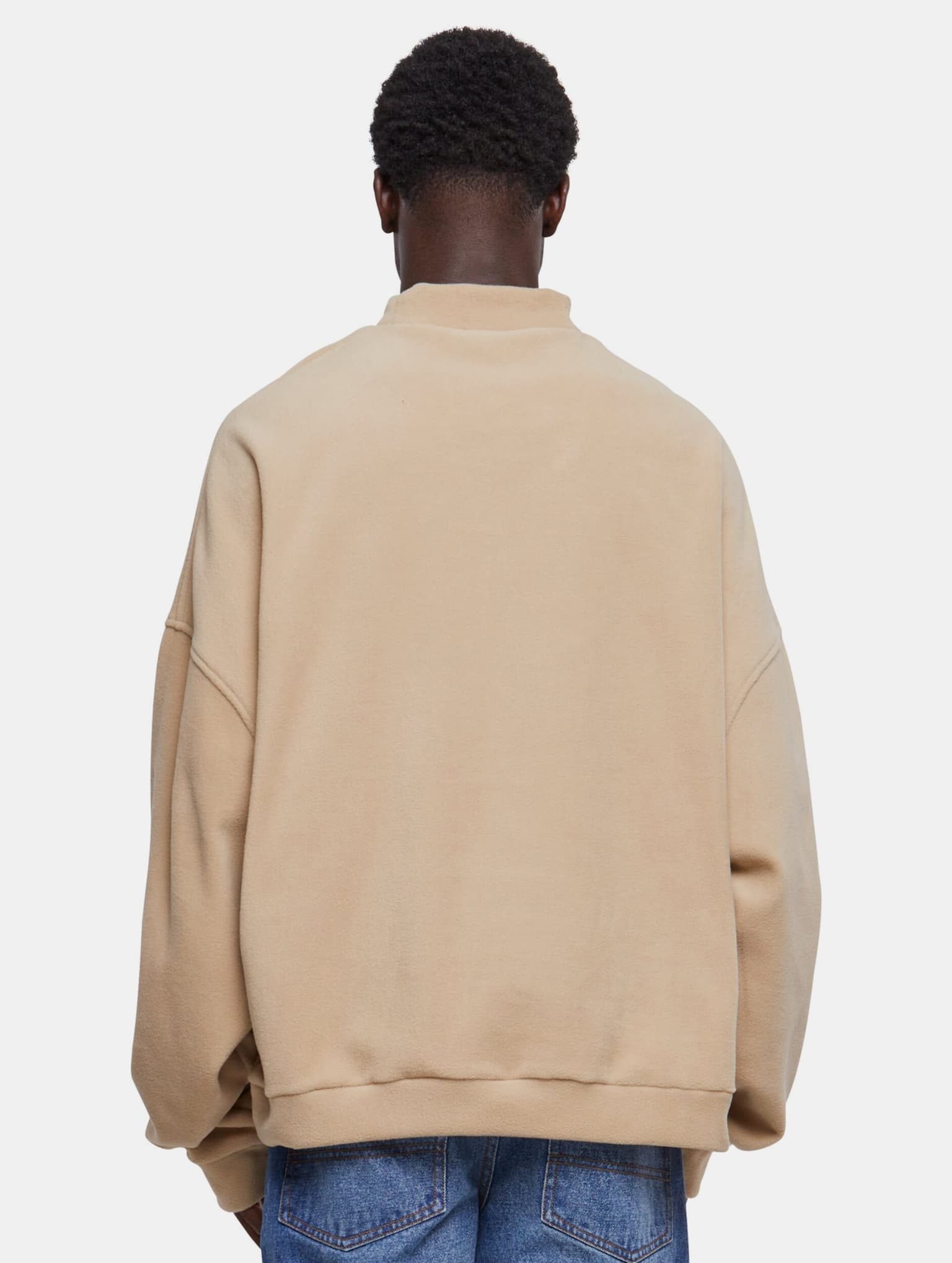 Urban Classics Oversized Polar Fleece Crew – Bild 2