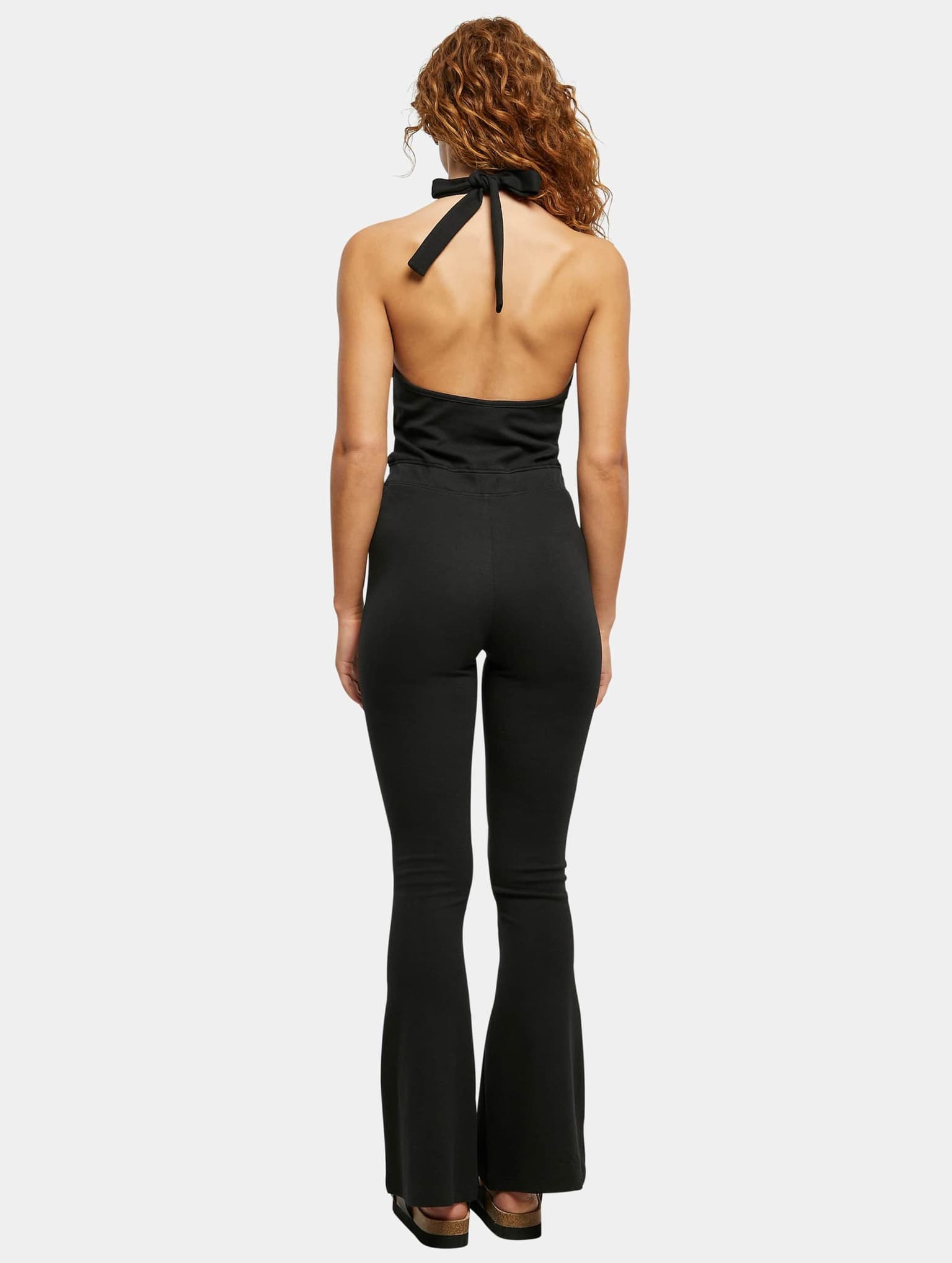 Urban Classics Ladies Stretch Interlock Neckholder Jumpsuit – Bild 2