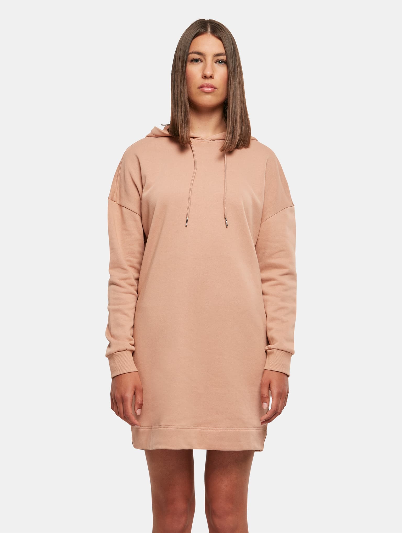 Urban Classics Ladies Essentials Oversized Terry Hoody Dress – Bild 3