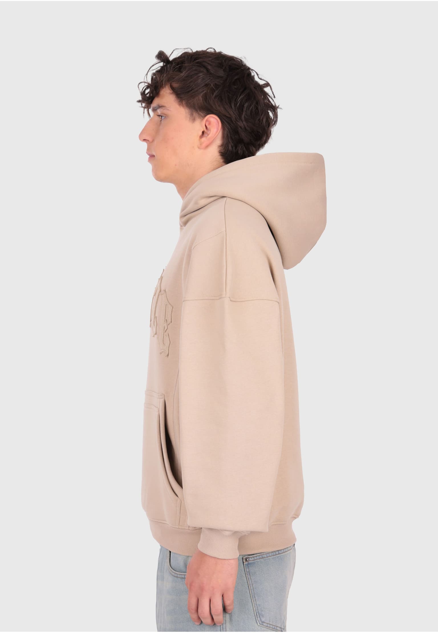 Dropsize RAW EDGES SEAM HOODIE – Bild 3