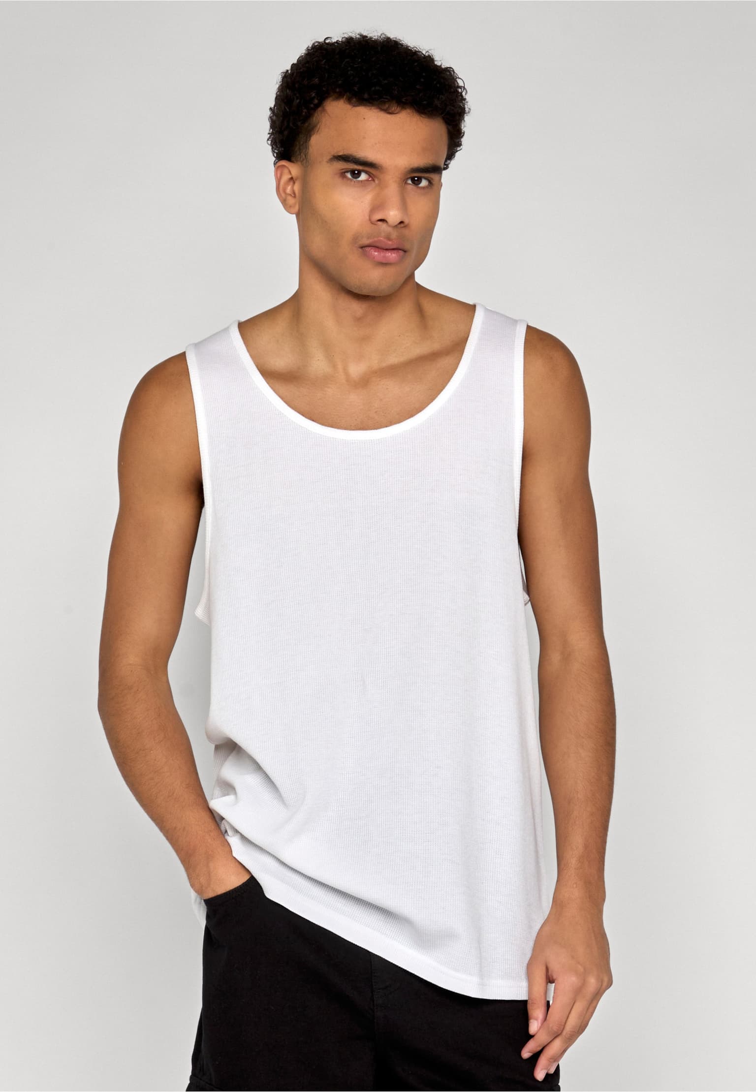 Urban Classics Sleeveless Waffle Tanktop