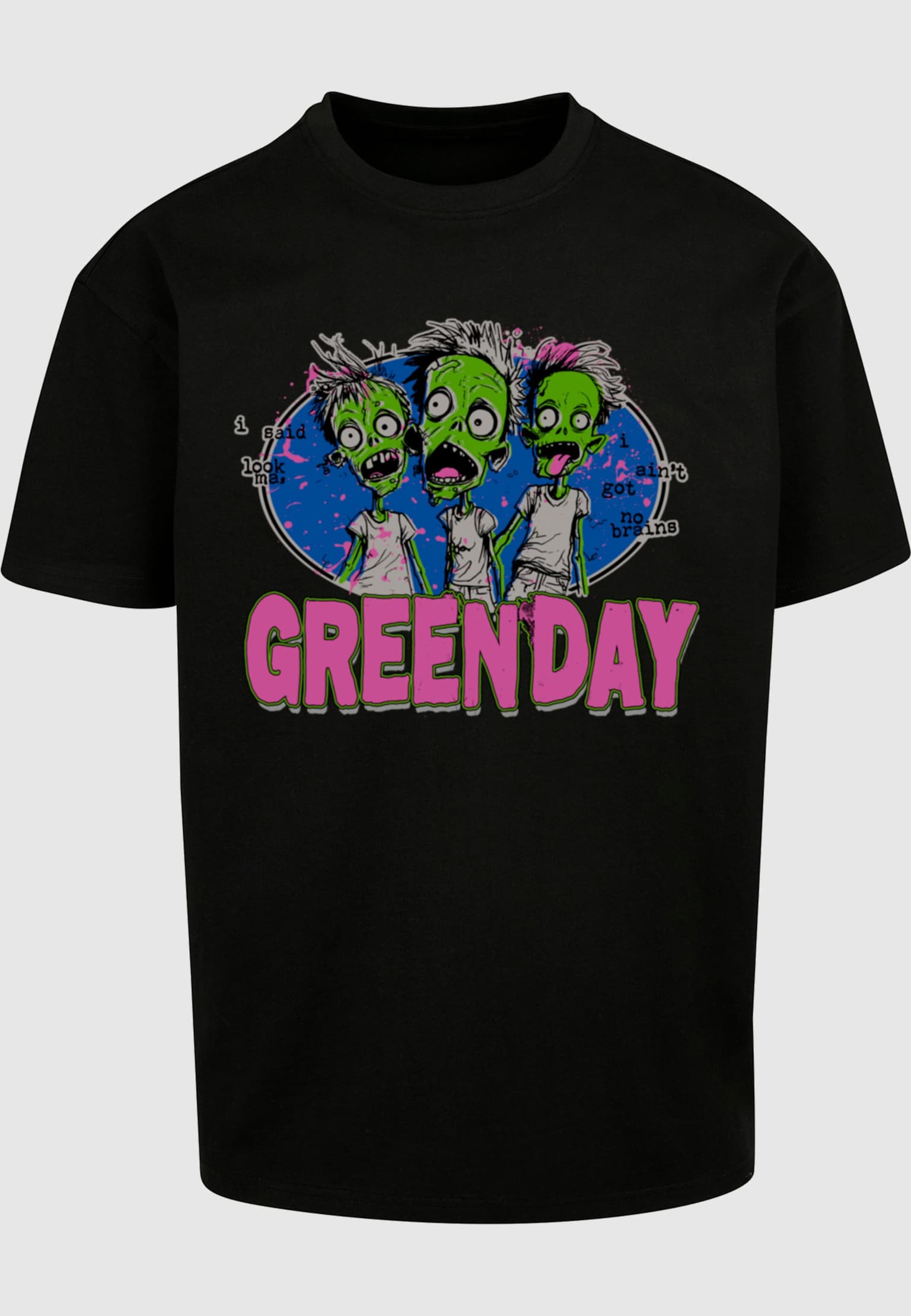 Merchcode Green Day Zombie Oversized Tee – Bild 3