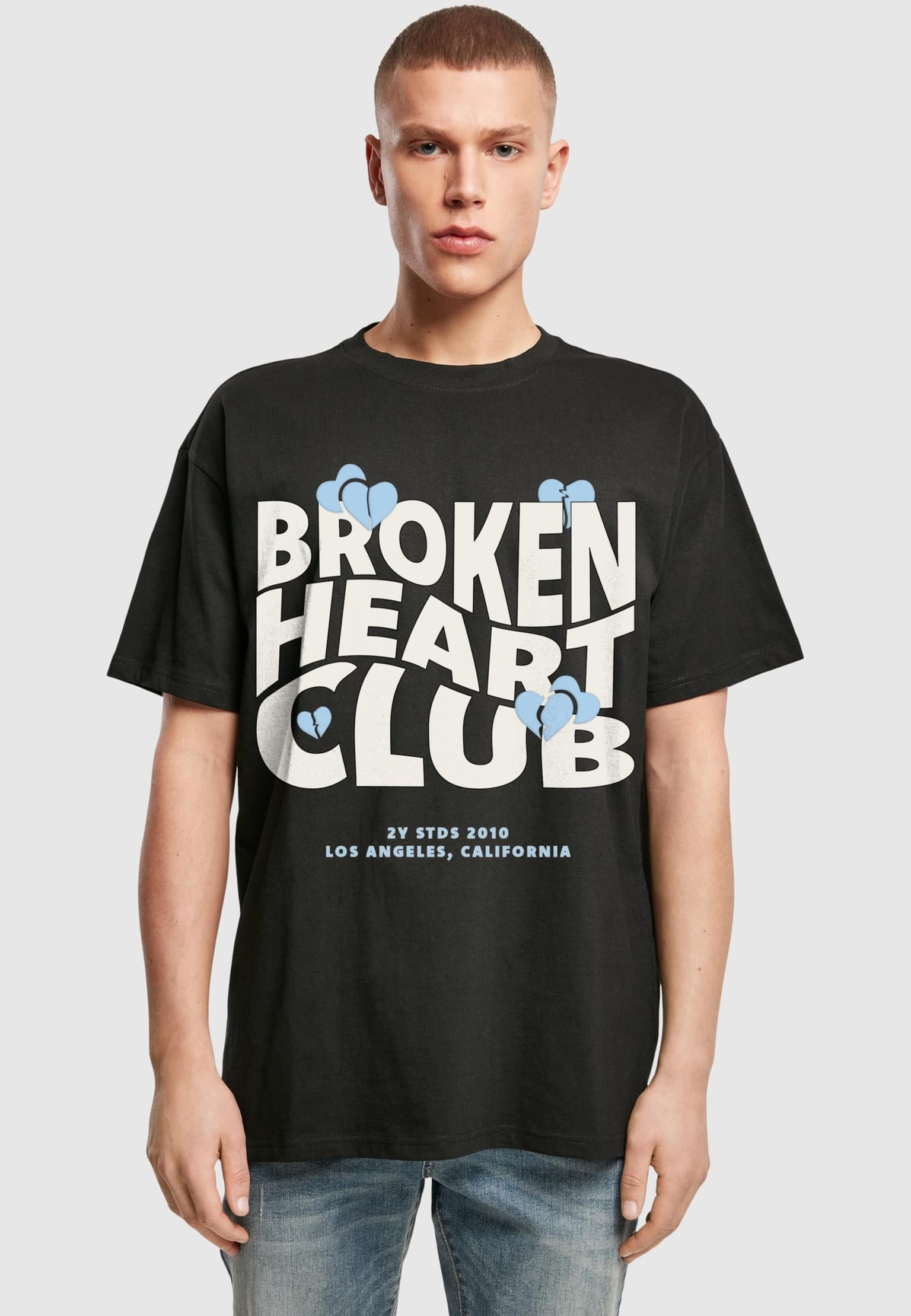 2Y Studios Broken Heart Club Oversize Tee