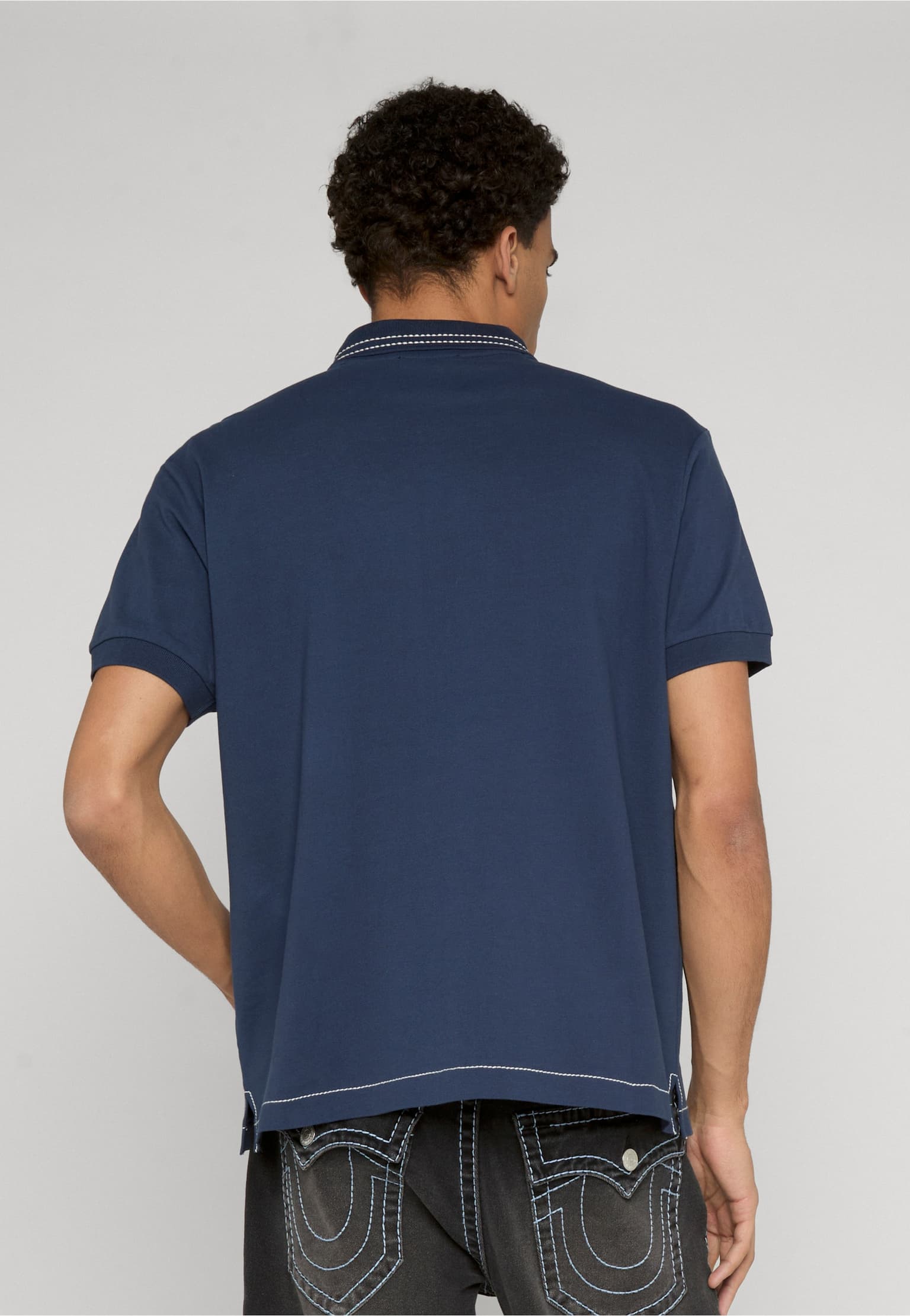 True Religion RELAXED BIG T EMBRO PIQUE POLO – Bild 2