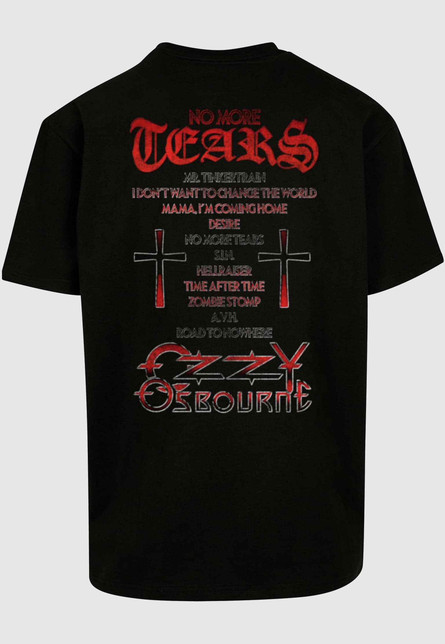 Merchcode Ozzy Osbourne - No More Tears Heavy Oversize Tee – Bild 4