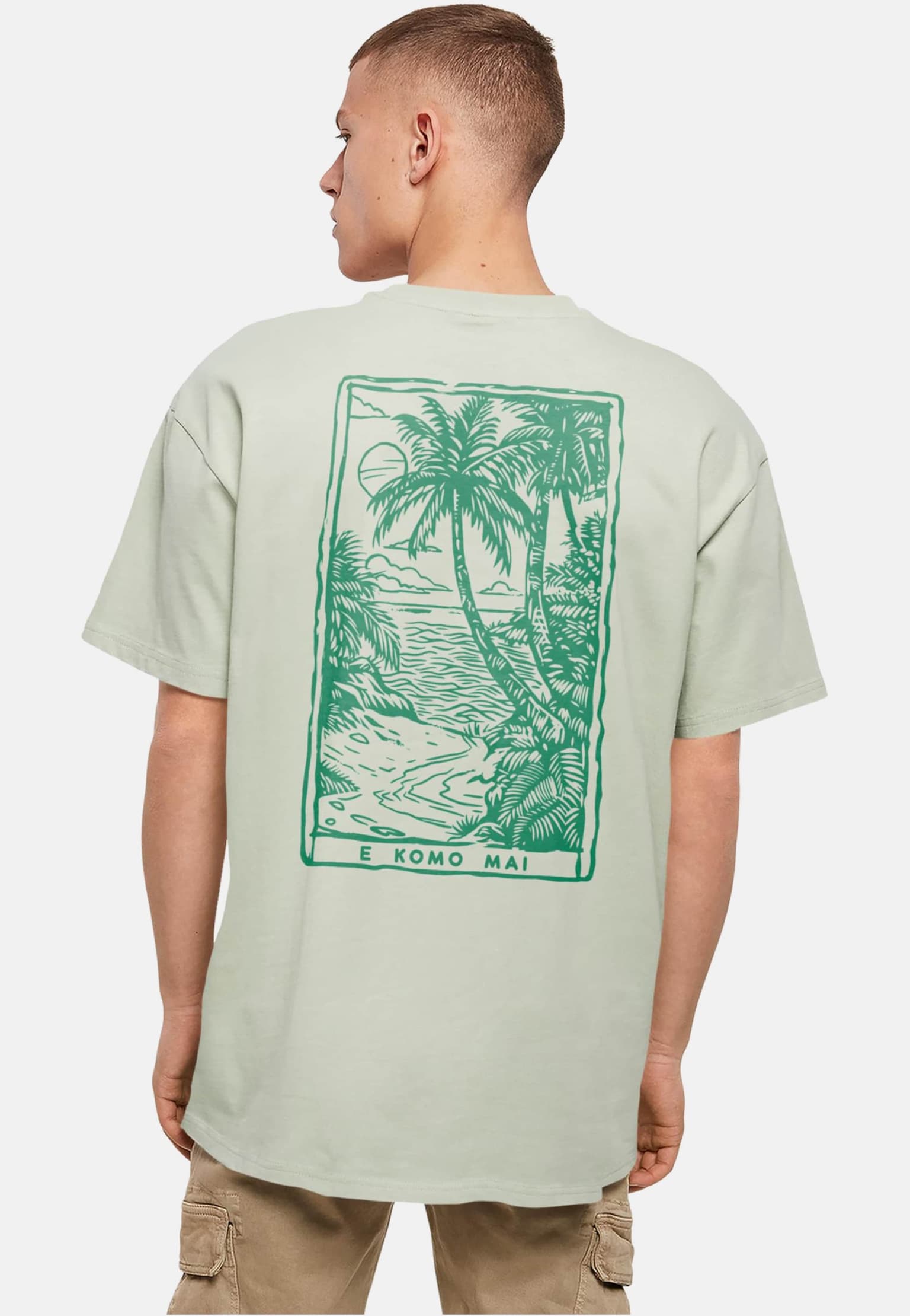 Merchcode Hawai Oversized T-shirt – Bild 2